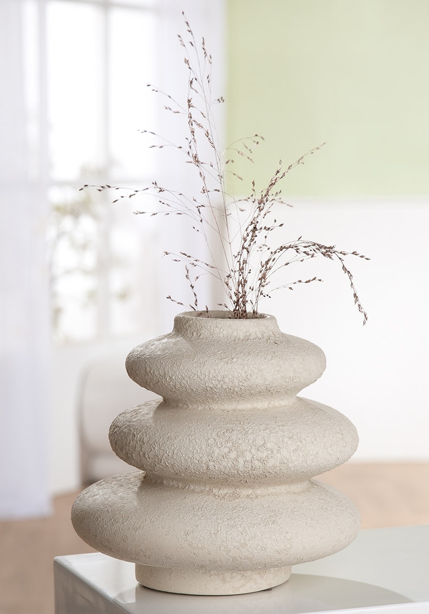 homsy by Ana Johnson Tischvase »Floriva, 21x20cm, strukturierte, matte Oberfläche« hochwertige Keramik aus einer traditionellen Manufaktur,Made in Europe