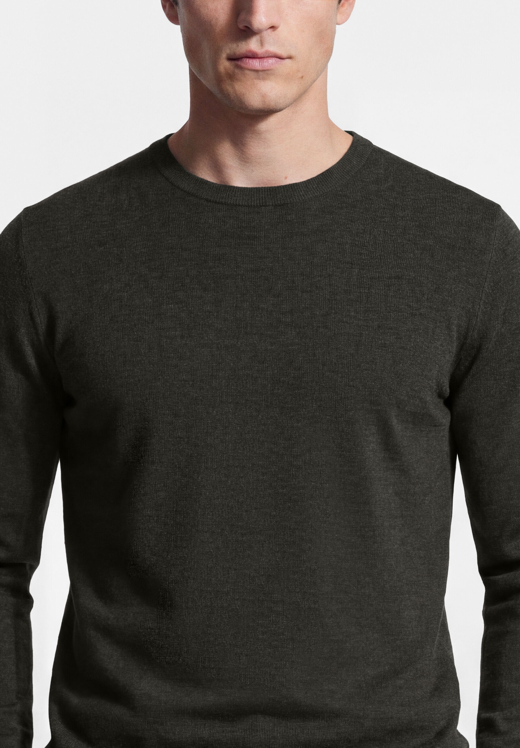 BENVENUTO. Rundhalspullover »BENVENUTO. Pullover AMOS« mit weichem Strickmaterial