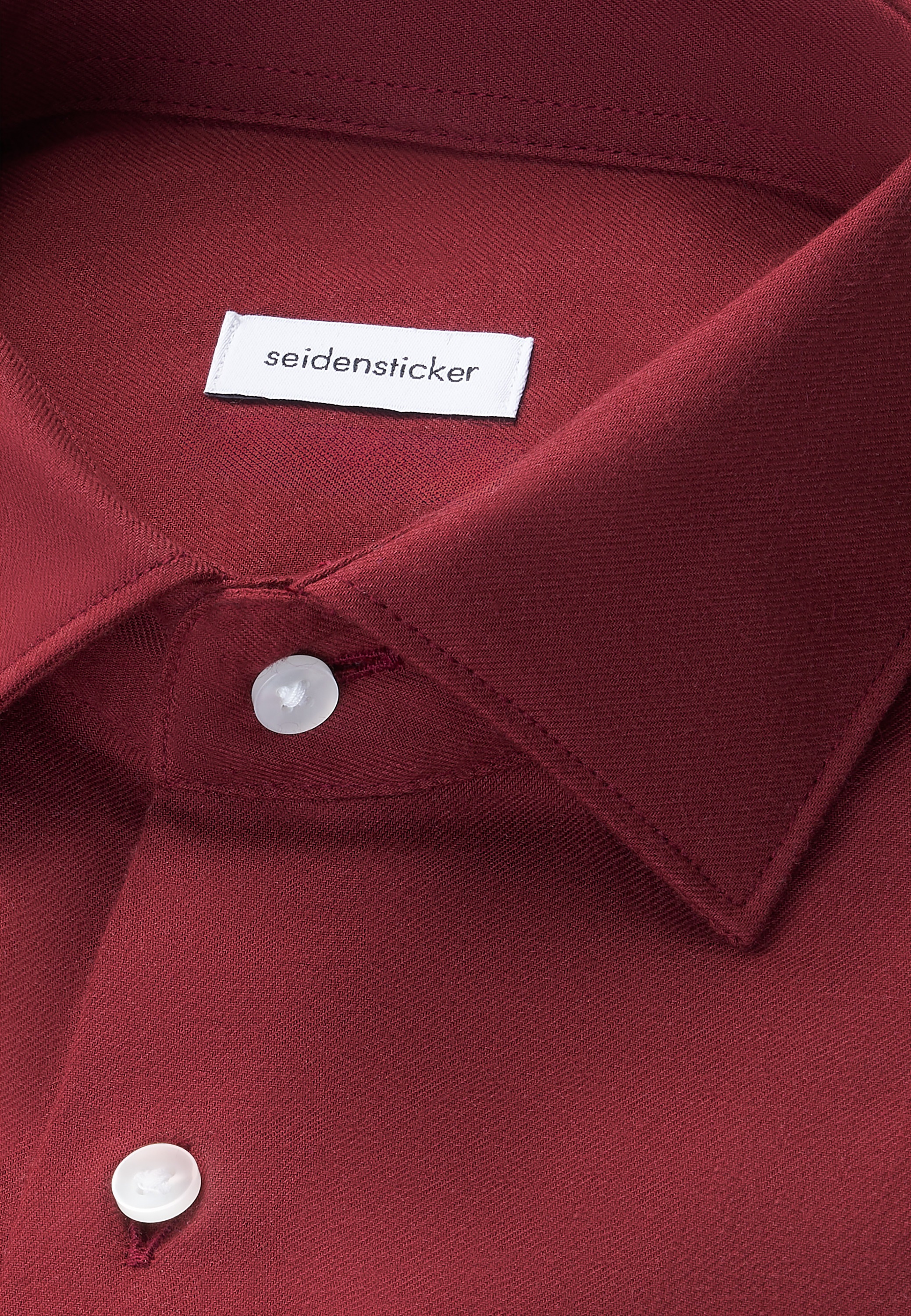 seidensticker Flanellhemd »Schwarze Rose«, Regular 1/1 Kentkragen Flanell