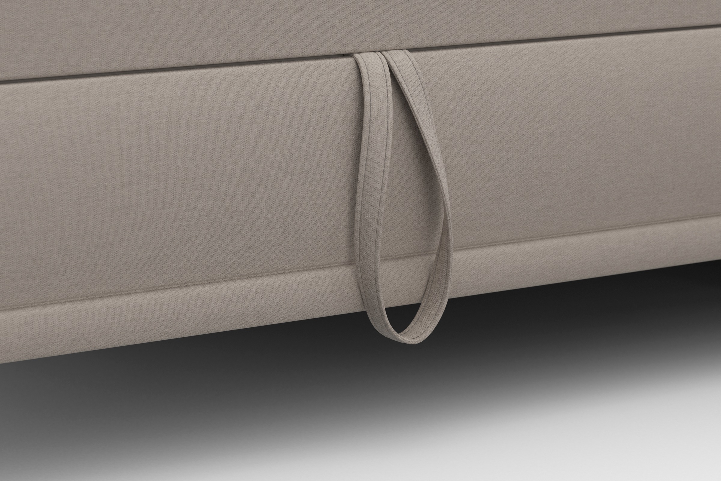 sit&more Ecksofa »Cabrio L-Form, mit Sitztiefenverstellung, Arm- und Kopfteilverstellung«, 3 Nierenkissen, Federkern, optional Bettfunktion und Stauraum