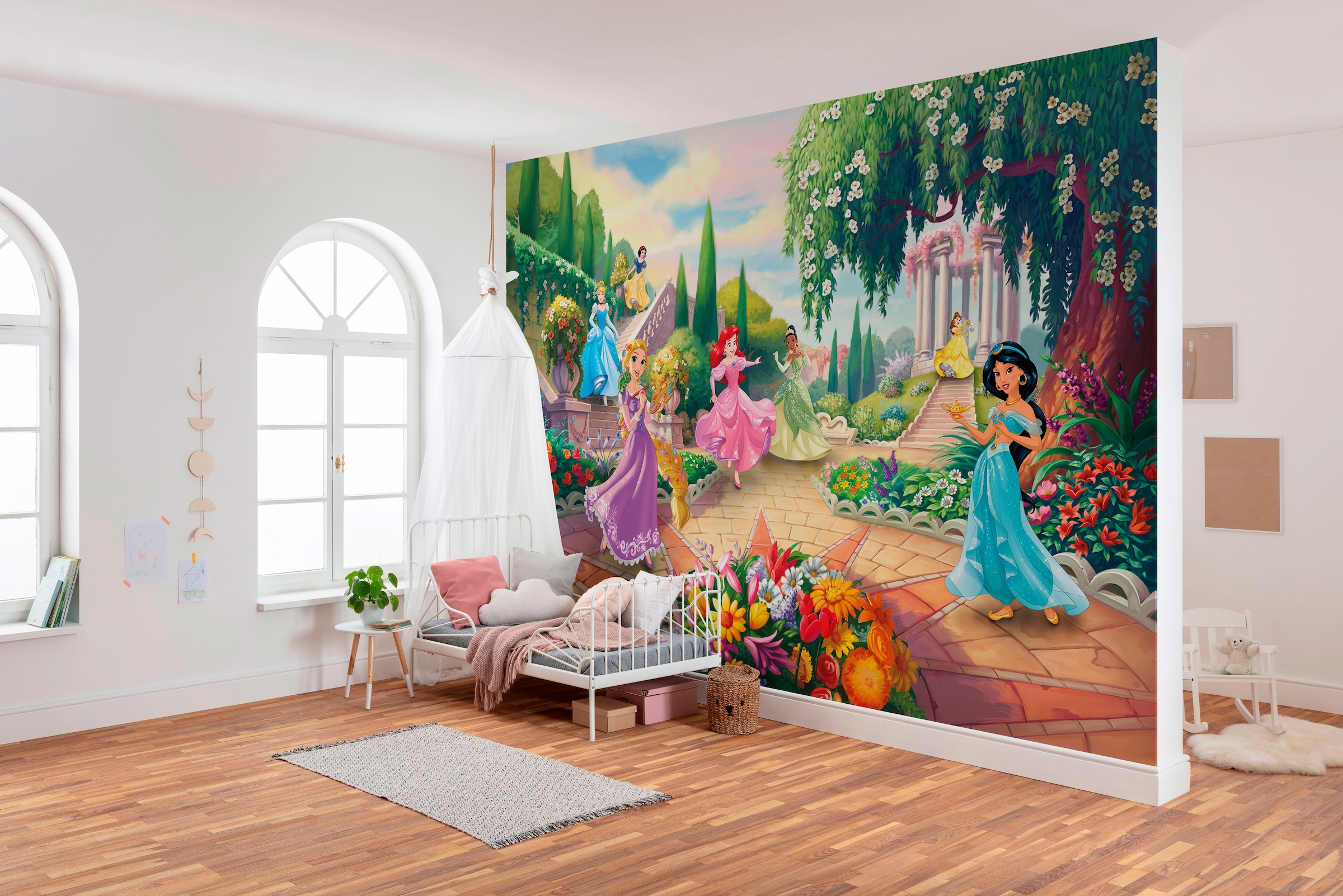 Komar Fototapete »Princess Park - Größe 368 x 254 cm«, bedruckt, Kinderzimmer