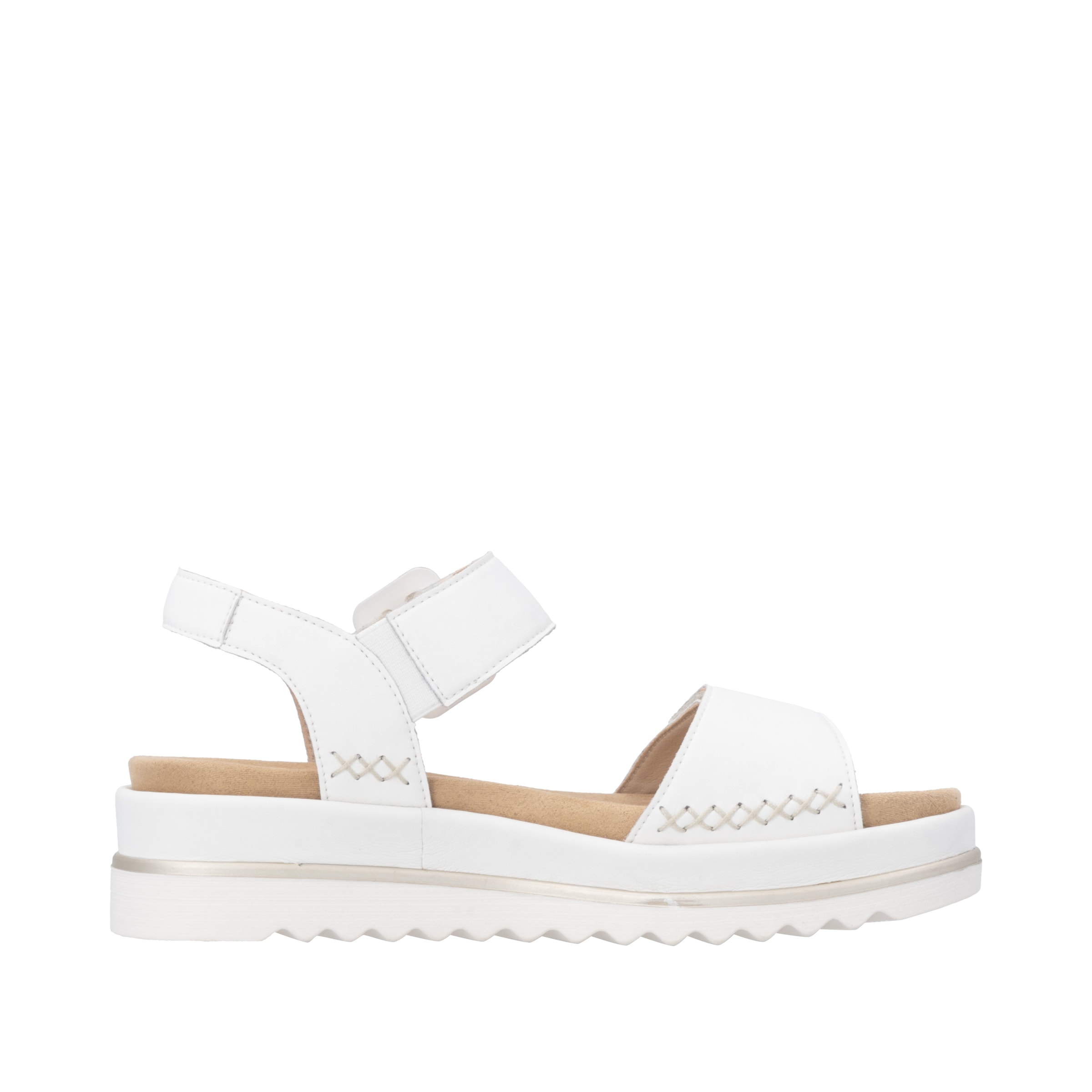 Remonte Plateausandaletten  Sommerschuh, Keilsandale mit praktischen Klettverschlüssen