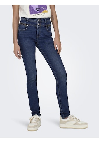 Skinny-fit-Jeans »ONLDAISY HW DB YOKE ZIP SKINNY DNM PIM«