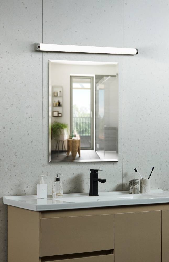 EGLO LED-Deckenleuchte »TRAGACETE 1« in silber und chrom aus Kunststoff, Stahl / inkl. LED fest integriert - 15,5 Watt, Länge ca. 60 cm