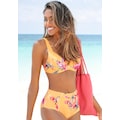 Sunseeker Highwaist-Bikini-Hose »Modern«, mit floralem Design