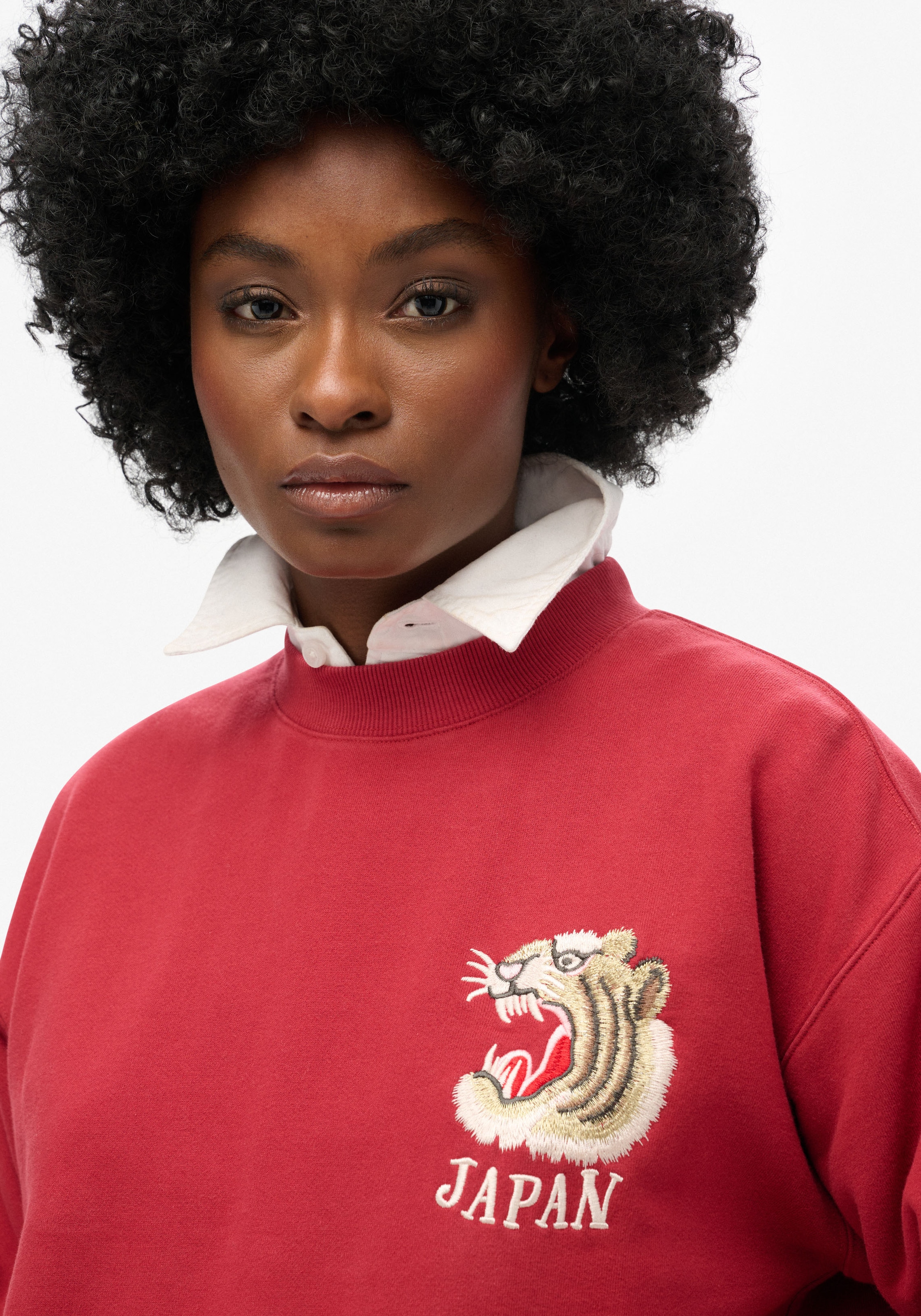 Superdry Sweatshirt »SUIKA EMBROIDERED LOOSE SWEAT«