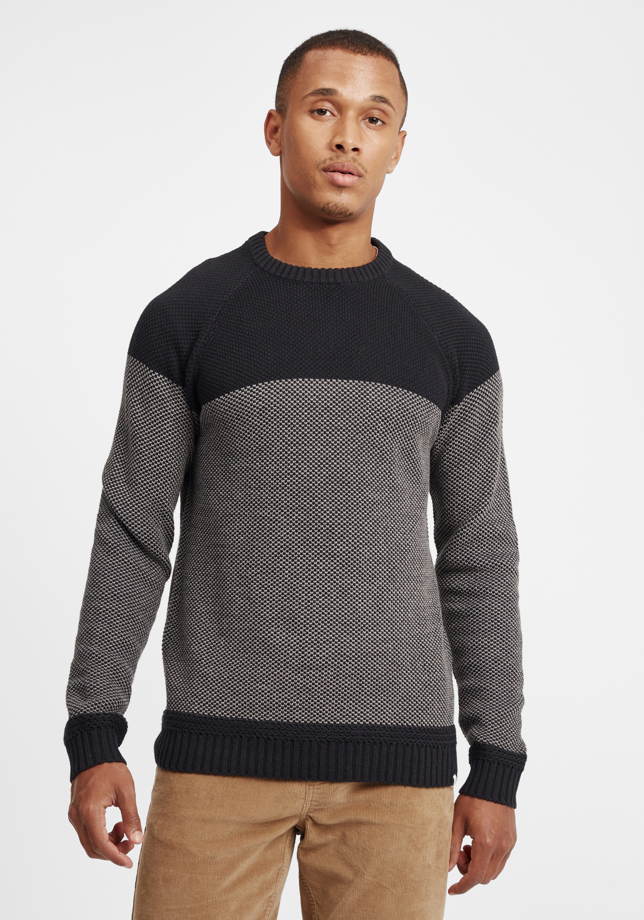 !Solid Strickfleece-Pullover »Strickpullover SDRapel«