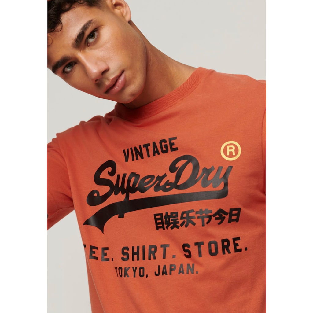 Superdry T-Shirt »VINTAGE VL STORE CLASSIC TEE«
