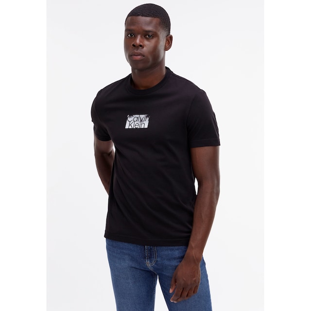 Calvin Klein Kurzarmshirt, mit Calvin Klein Logodruck auf der Brust online  shoppen bei OTTO
