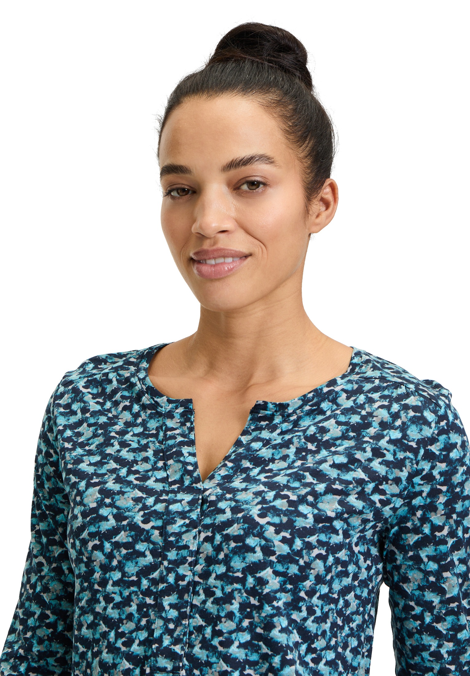 Betty&Co Langarmshirt »Blusenshirt mit Gummizug«