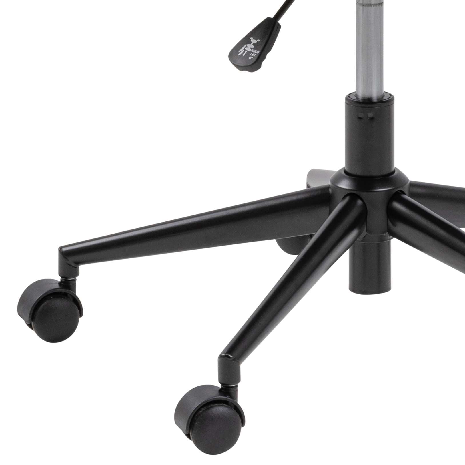 ACTONA GROUP Esszimmerstuhl »Drehstuhl«, Microvelours, Schreibtischstuhl mit Samtbezug, 5-Sterne-Fußkreuz, Sitzhöhe: 44-54 cm