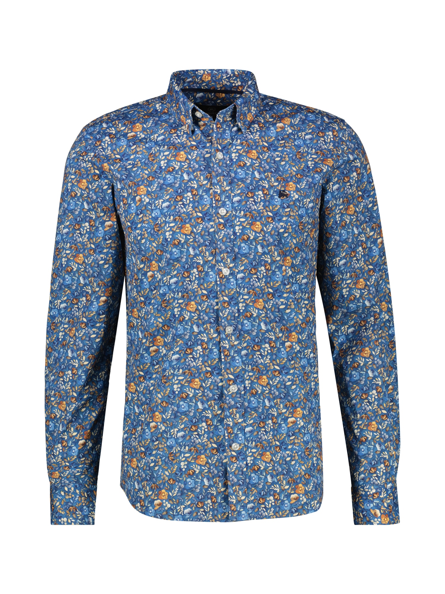 LERROS Langarmhemd »LERROS Stretch-Herrenhemd FLOWERS«