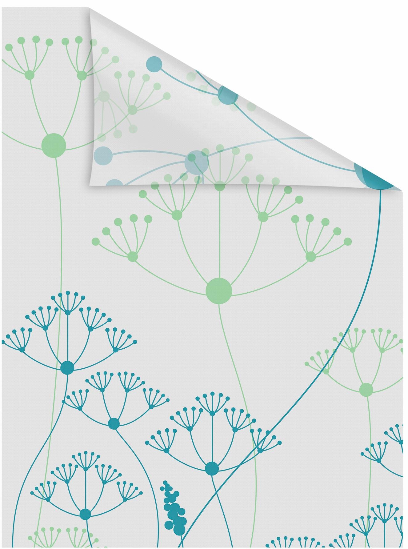 Fensterfolie »Wiese«, 1 St., blickdicht, strukturiertKlebepunkte, selbstklebend,...