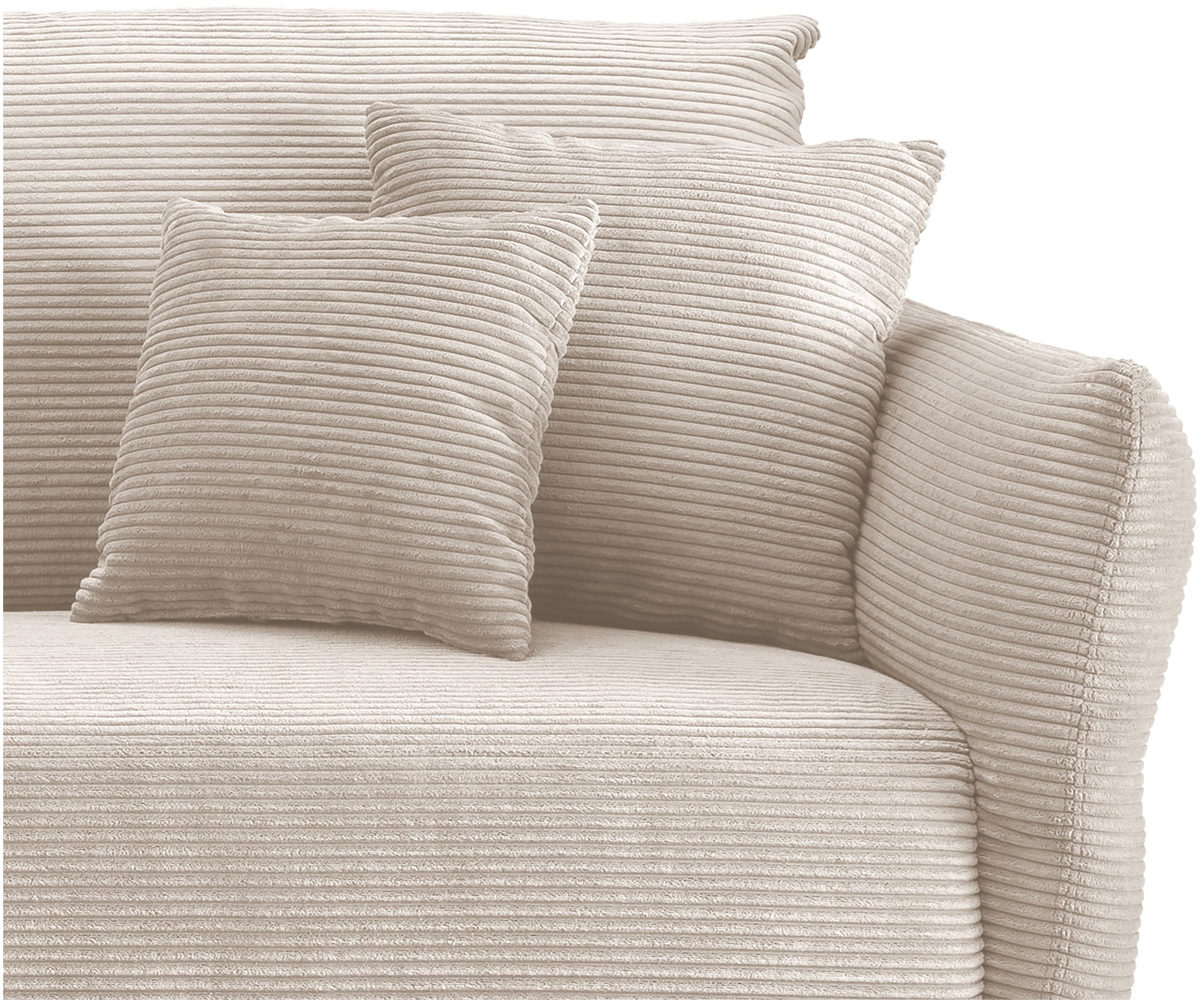 Home affaire Polstergarnitur »Lazio modern und bequem, schmale Armlehnen, tolle Detailverarbeitung« Set, 3-Sitzer und 2-Sitzer, 2 Stk. tlg. zwei verschiedene Fußfarben wählbar
