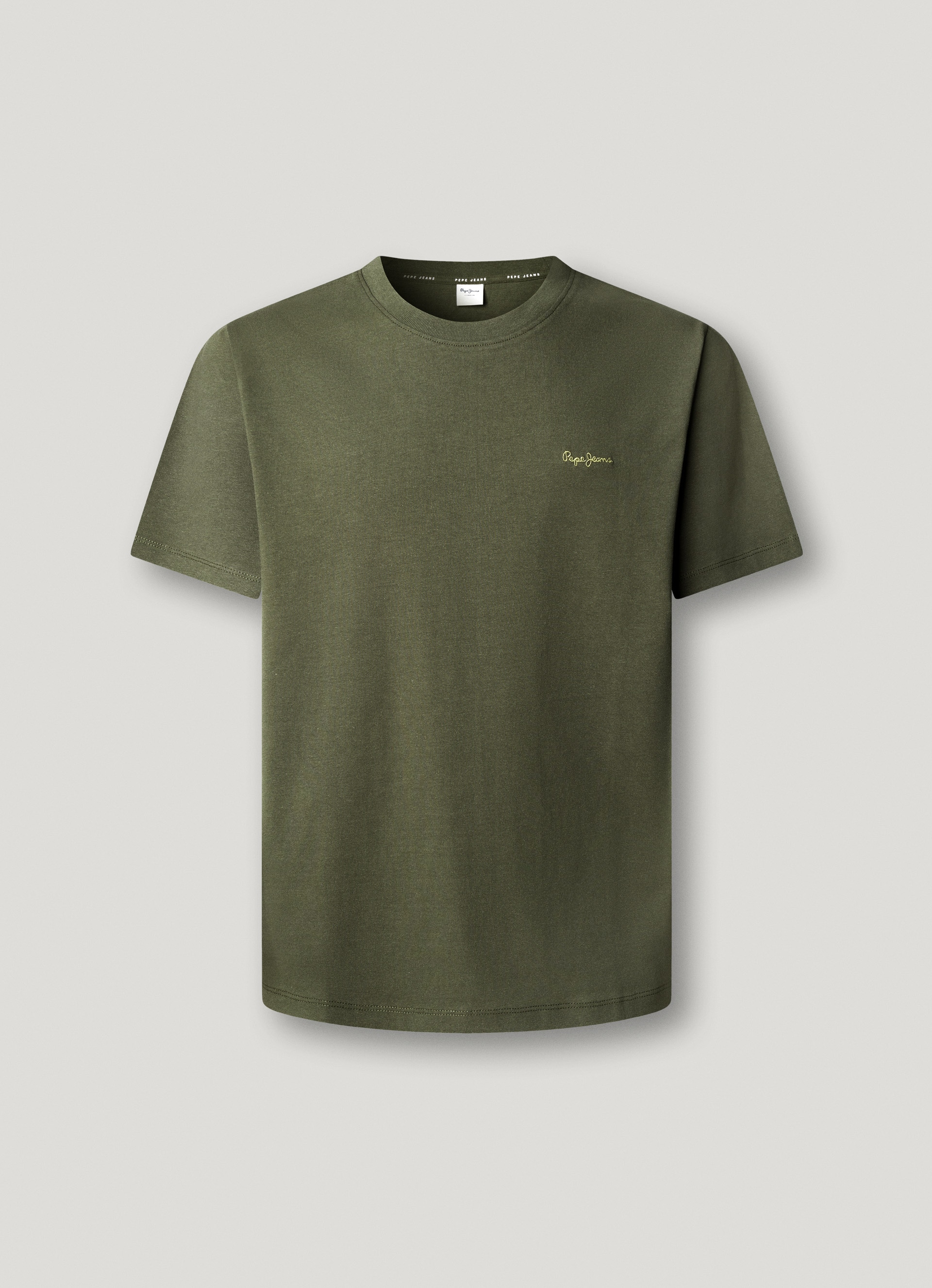 Pepe Jeans T-Shirt »CONTRAST CONNOR« mit Rundhals und gesticktem Logo