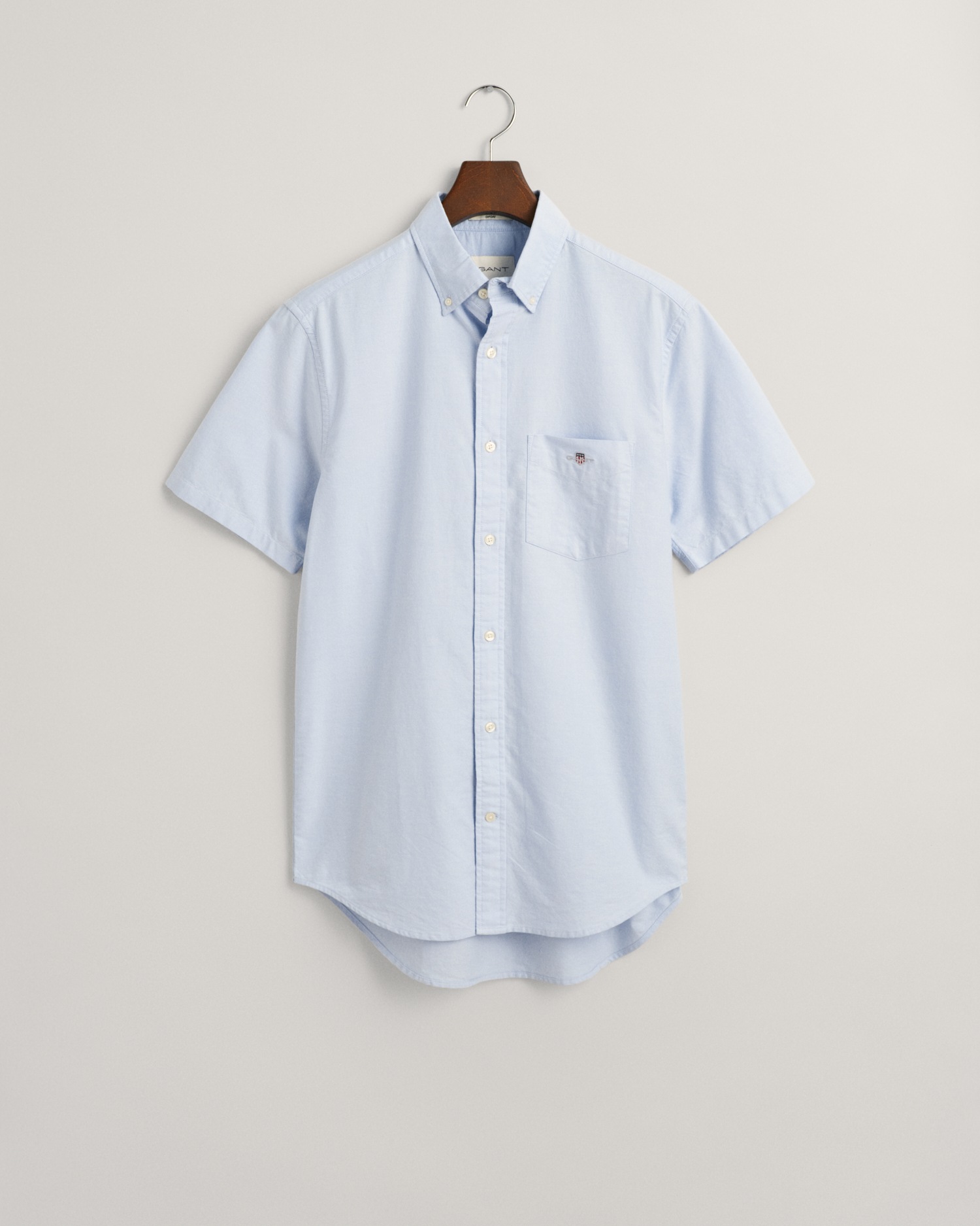 Gant Kurzarmhemd »REG OXFORD SHIRT«, Gant-Stickerei