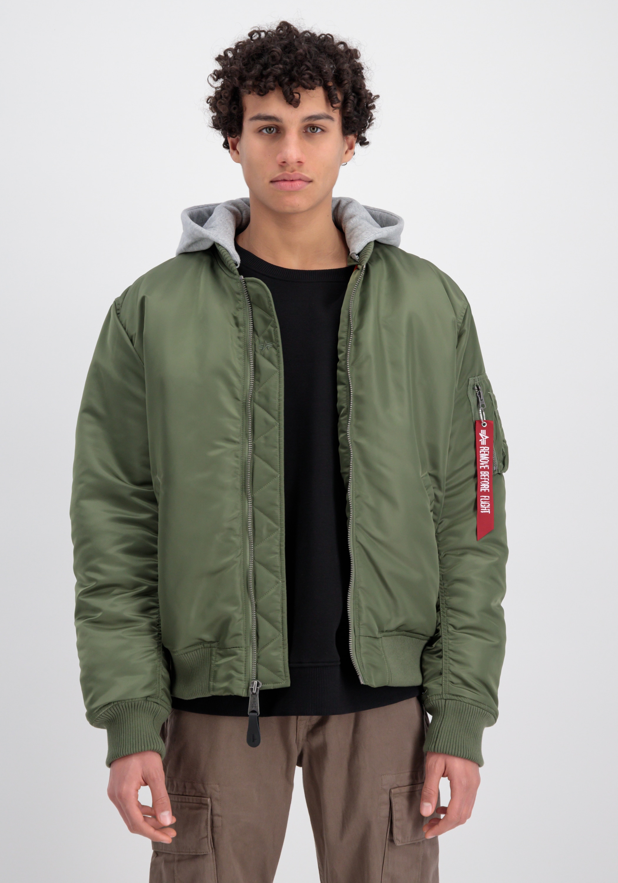 Alpha Industries Bomberjacke »Alpha Industries Men - Bomber Jackets MA-1 ZH Back EMB«