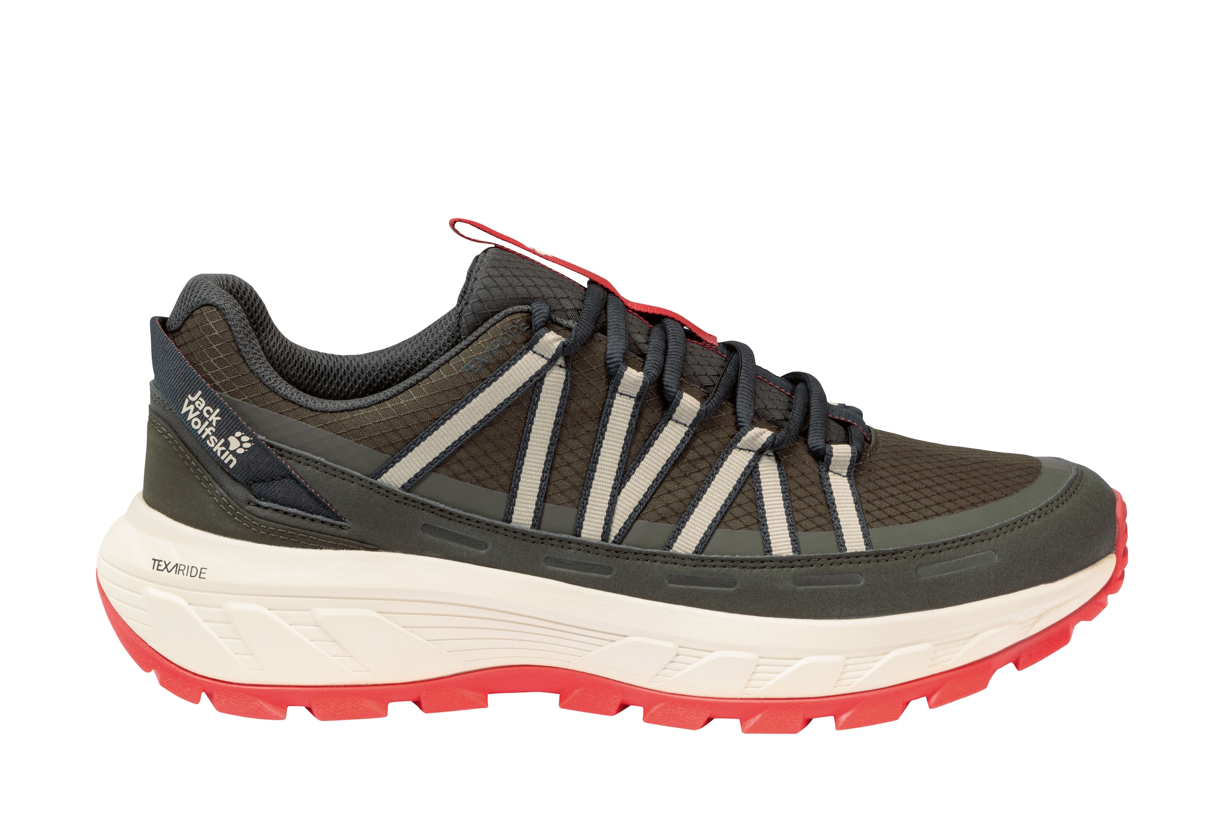 Jack Wolfskin Wanderschuh »WILD HIKE TEXAPORE LOW M«  Outdoorschuh, Trekkingschuh, wasserdicht