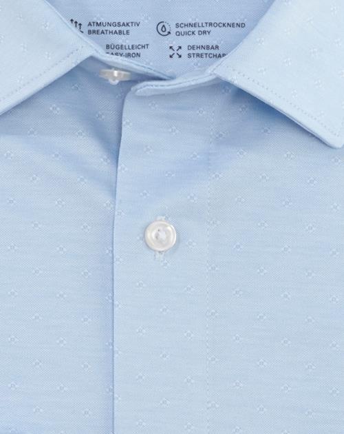 OLYMP Businesshemd »Luxor 24/Seven Modern Fit«, mit Dobby-Webmuster mit Farbakzentuierung