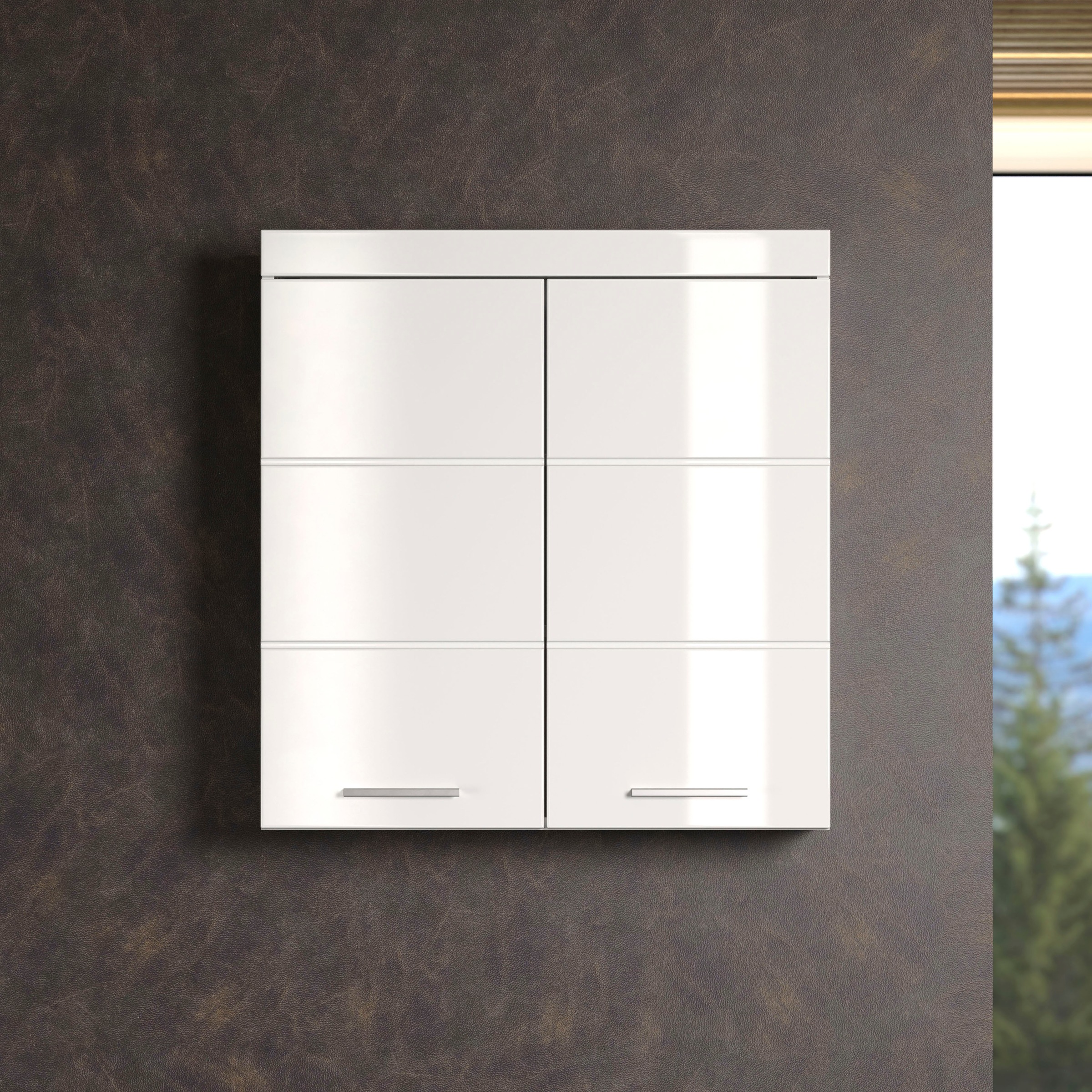 INOSIGN Hängeschrank »Avena«, Badschrank mit wechselbarem Türanschlag - (B/T/H) 37/23/77 cm