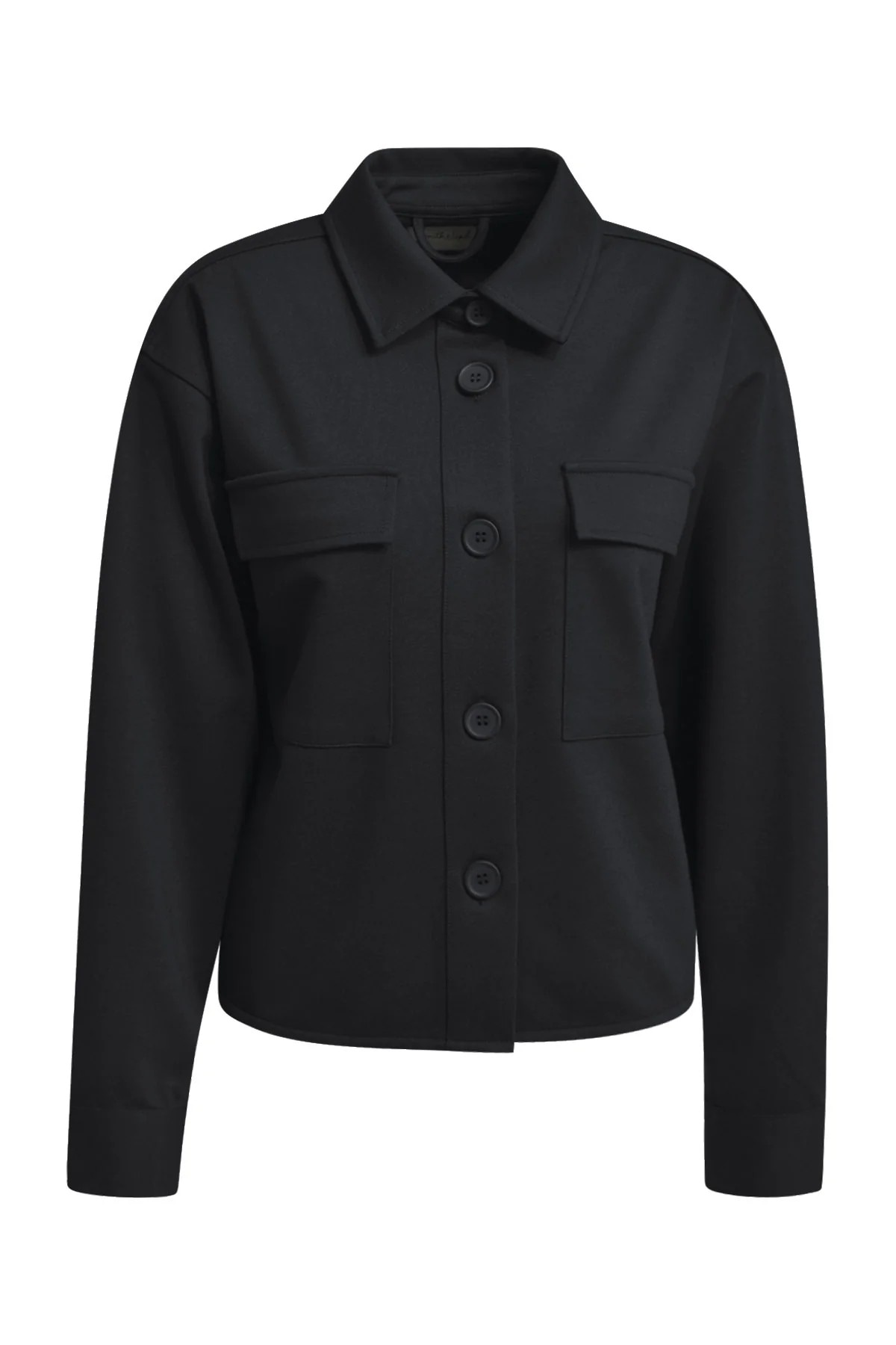 Smith & Soul Hemdjacke mit aufgesetzten Taschen, Jersey