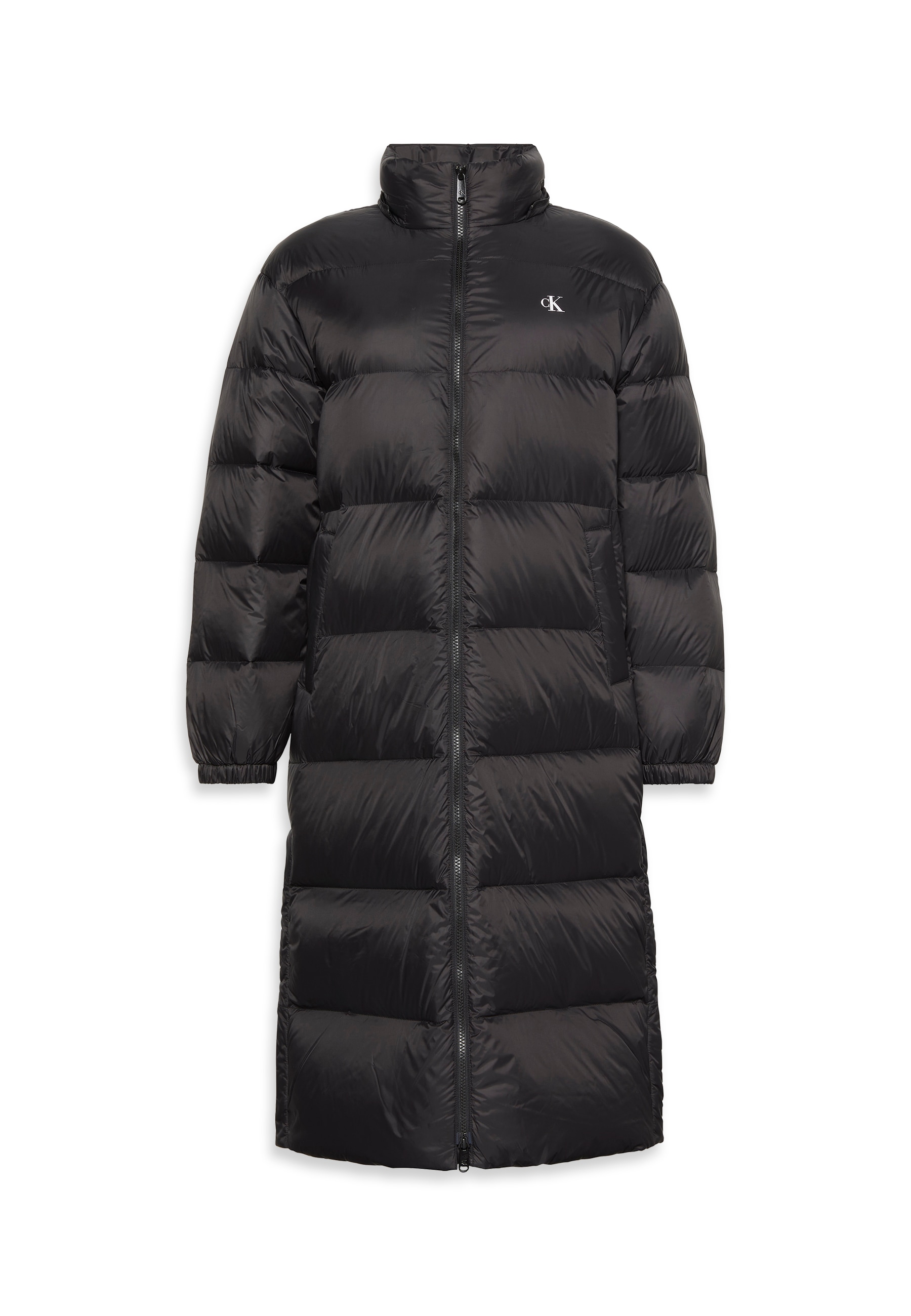 Calvin Klein Jeans Steppmantel »ESSENTIAL MIDWEIGHT LONG PUFFER«, Mit Rundhalsausschnitt, regular fit