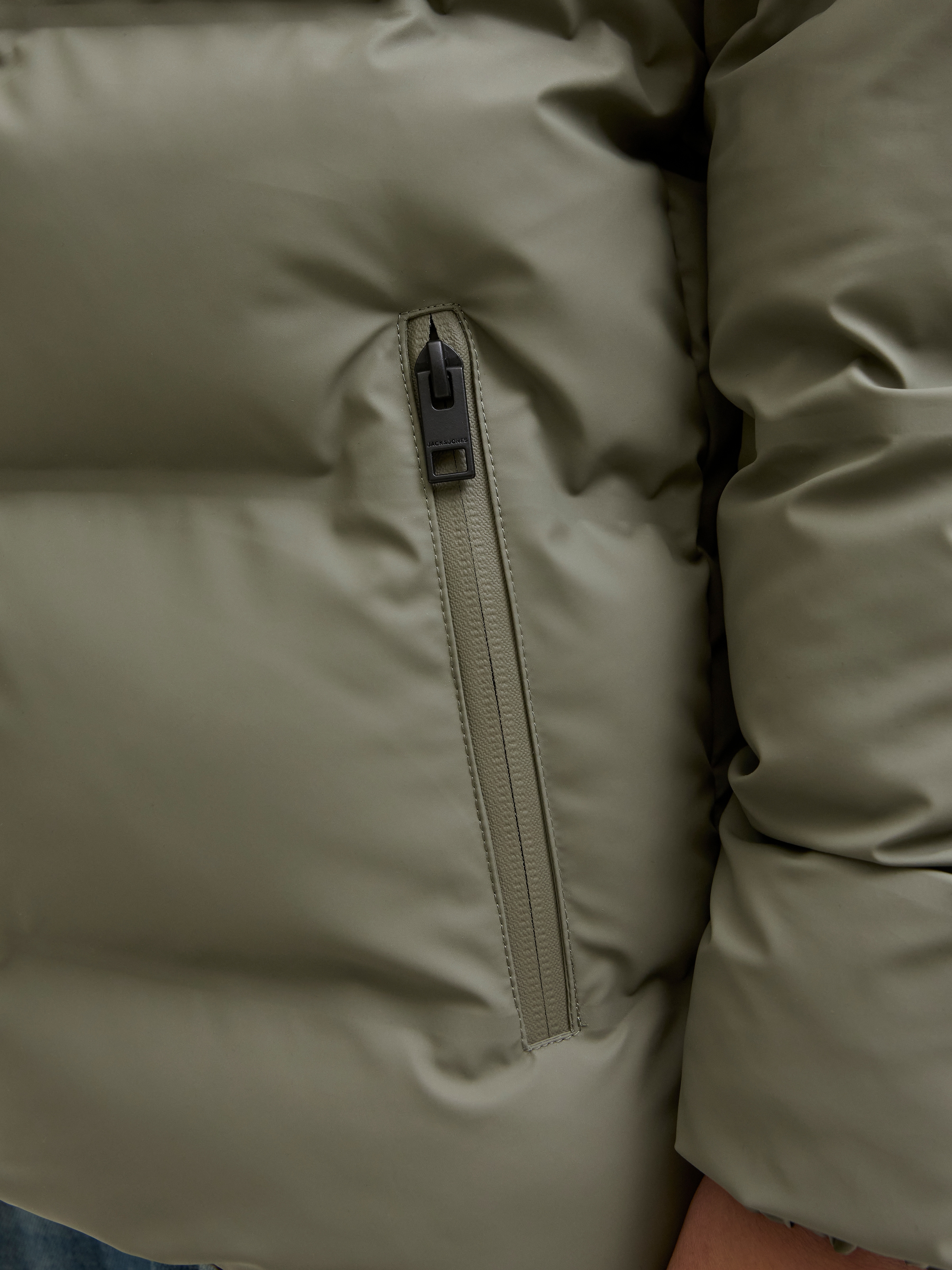 Jack & Jones Junior Steppjacke »JJELEMENTS PU PUFFER JNR«, mit Kapuze