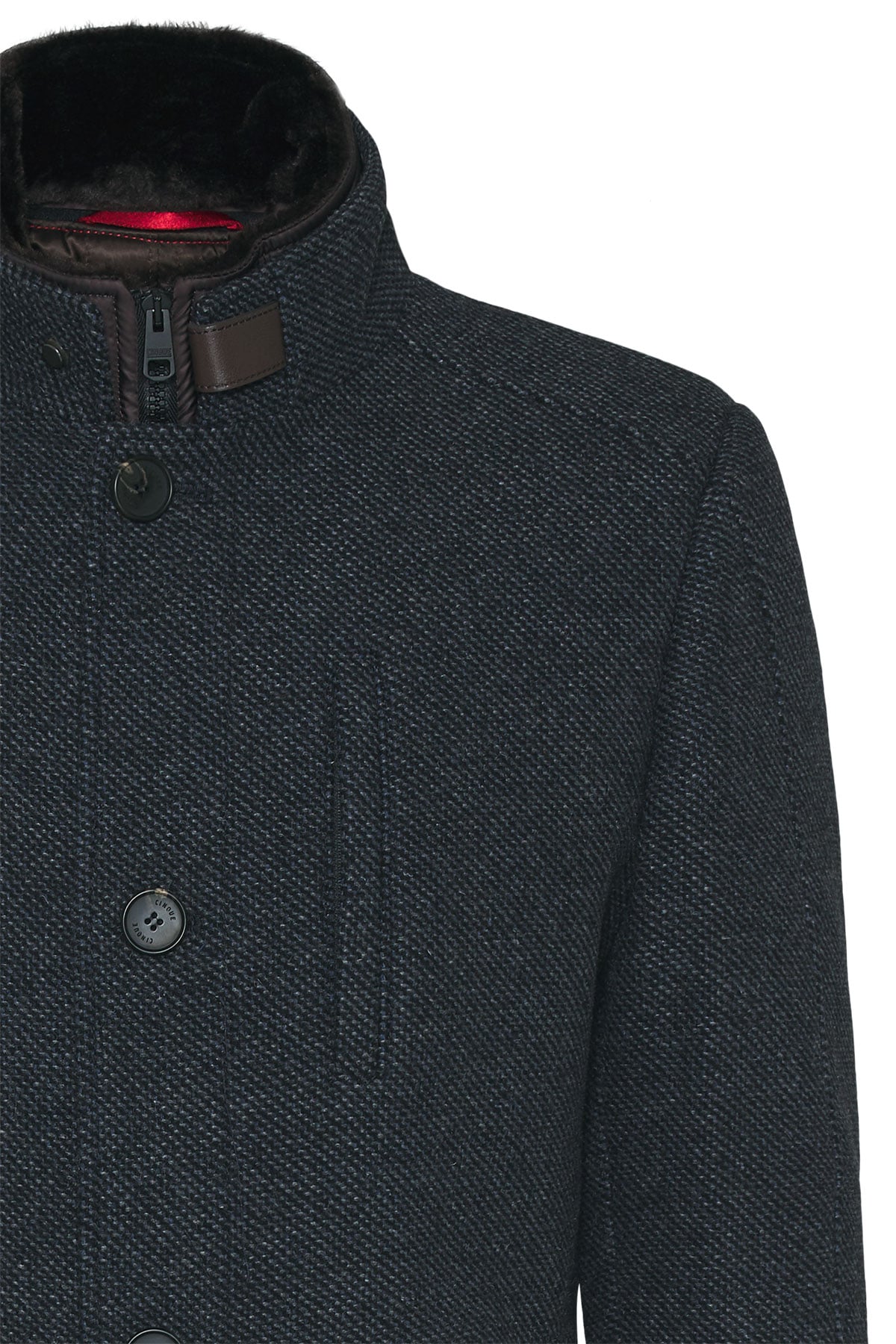 Cinque Kurzmantel »CIARSENAL« 2 in 1 Optik, herausnehmbarer Zip-Windfang, Saumschlitz hinten