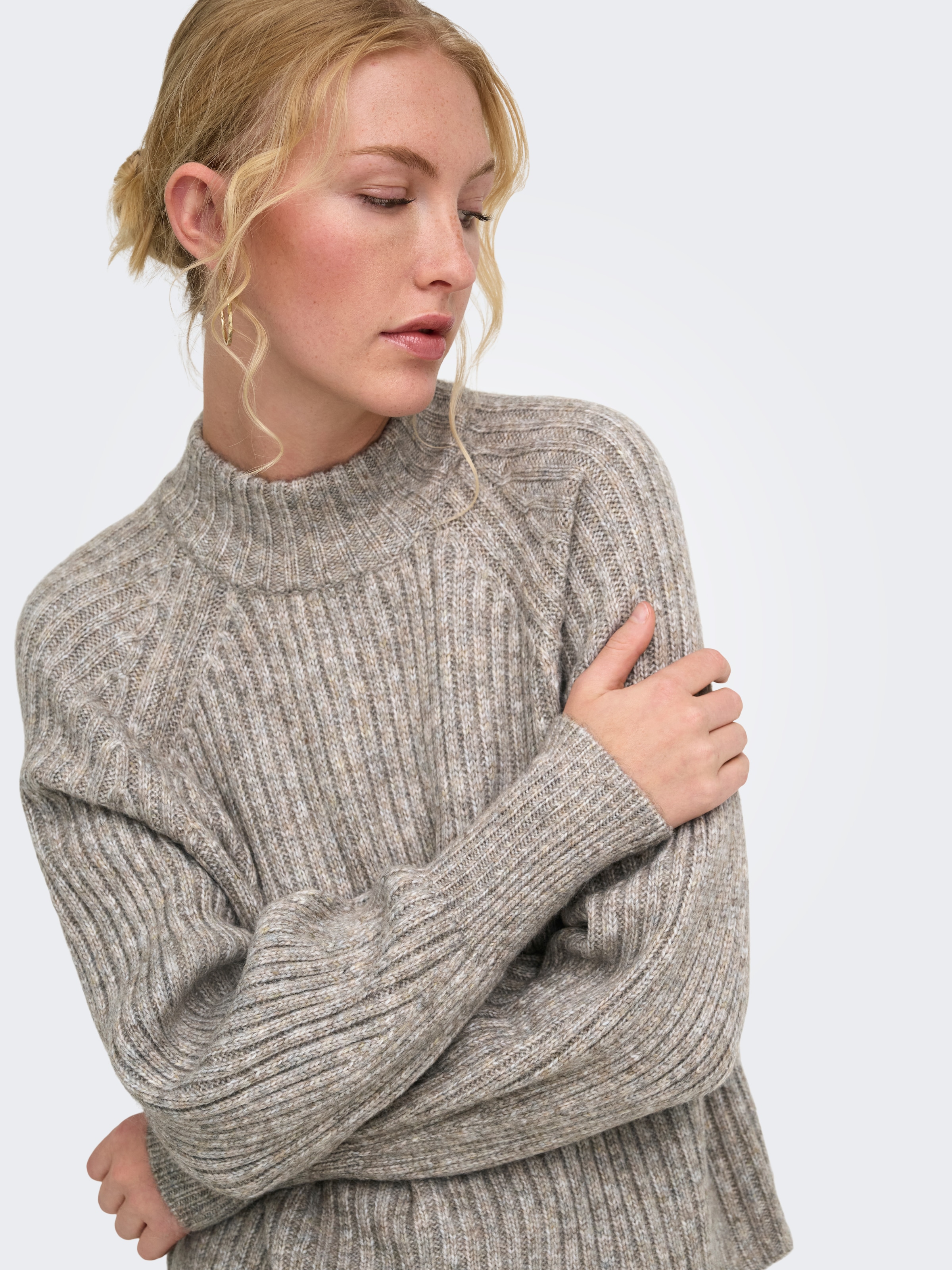 ONLY Strickpullover »ONLKALIBU L/S PULLOVER KNT NOOS« Kunstfaser, regular fit