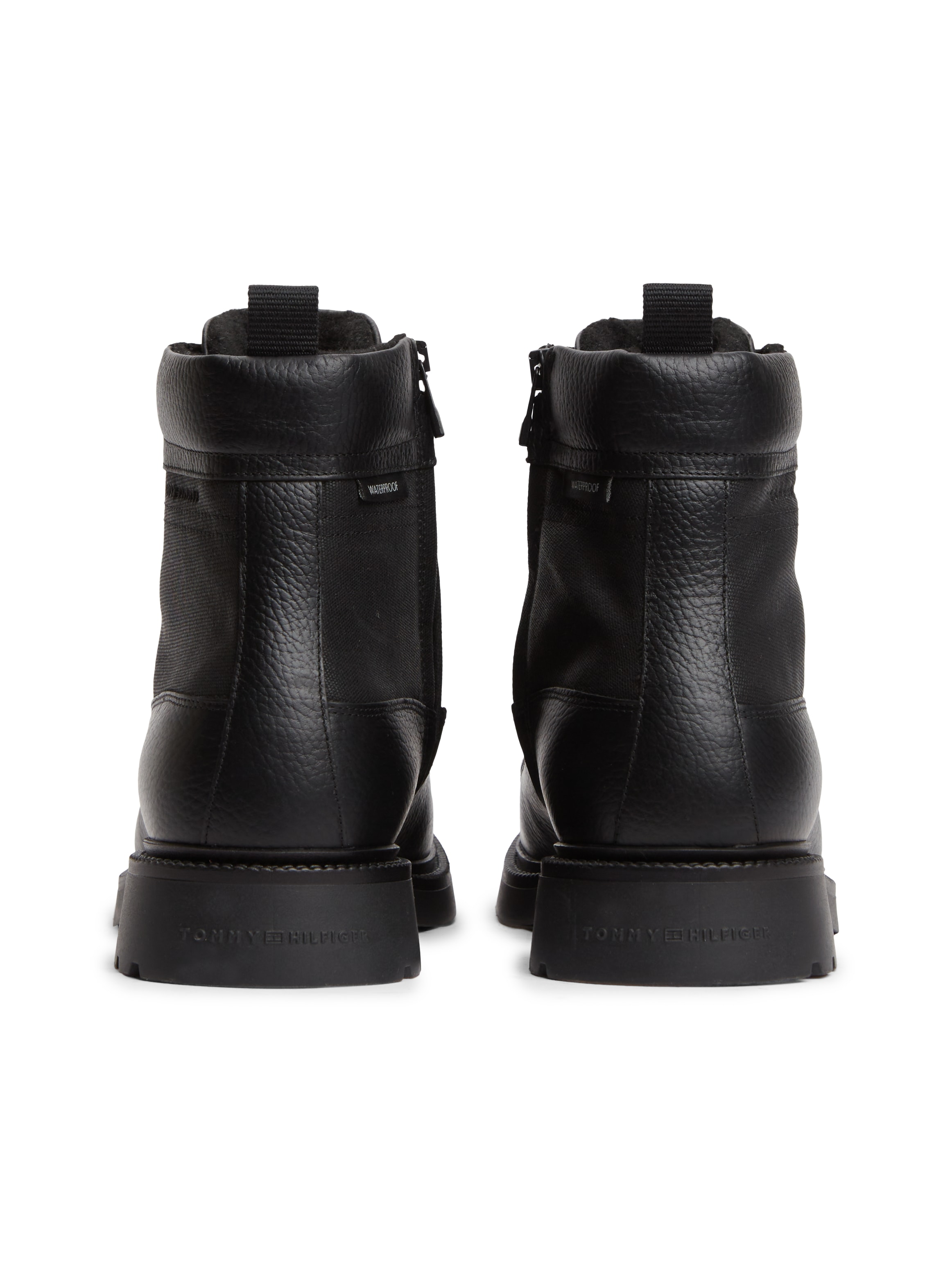 Tommy Hilfiger Schnürstiefelette »CORPORATE CASUAL MIX W WPM BOOT«  Workerboots, Schnürboots mit modischen Ösen und Nieten