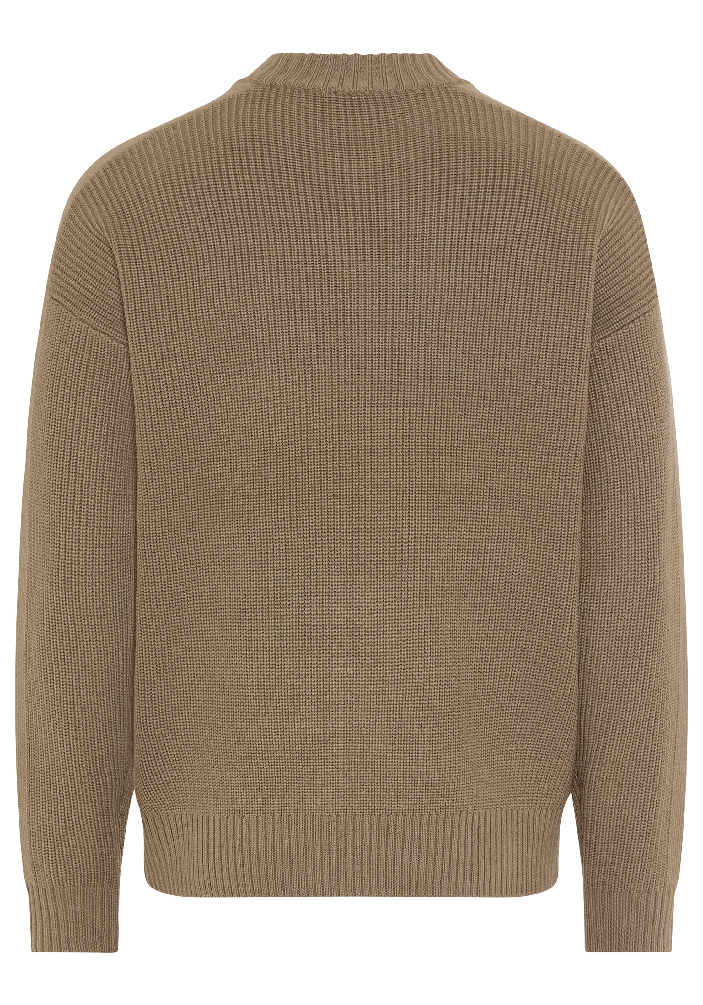 BOSS ORANGE Strickpullover »Andern«, Rundhalsausschnitt, relaxed fit, Strickmix