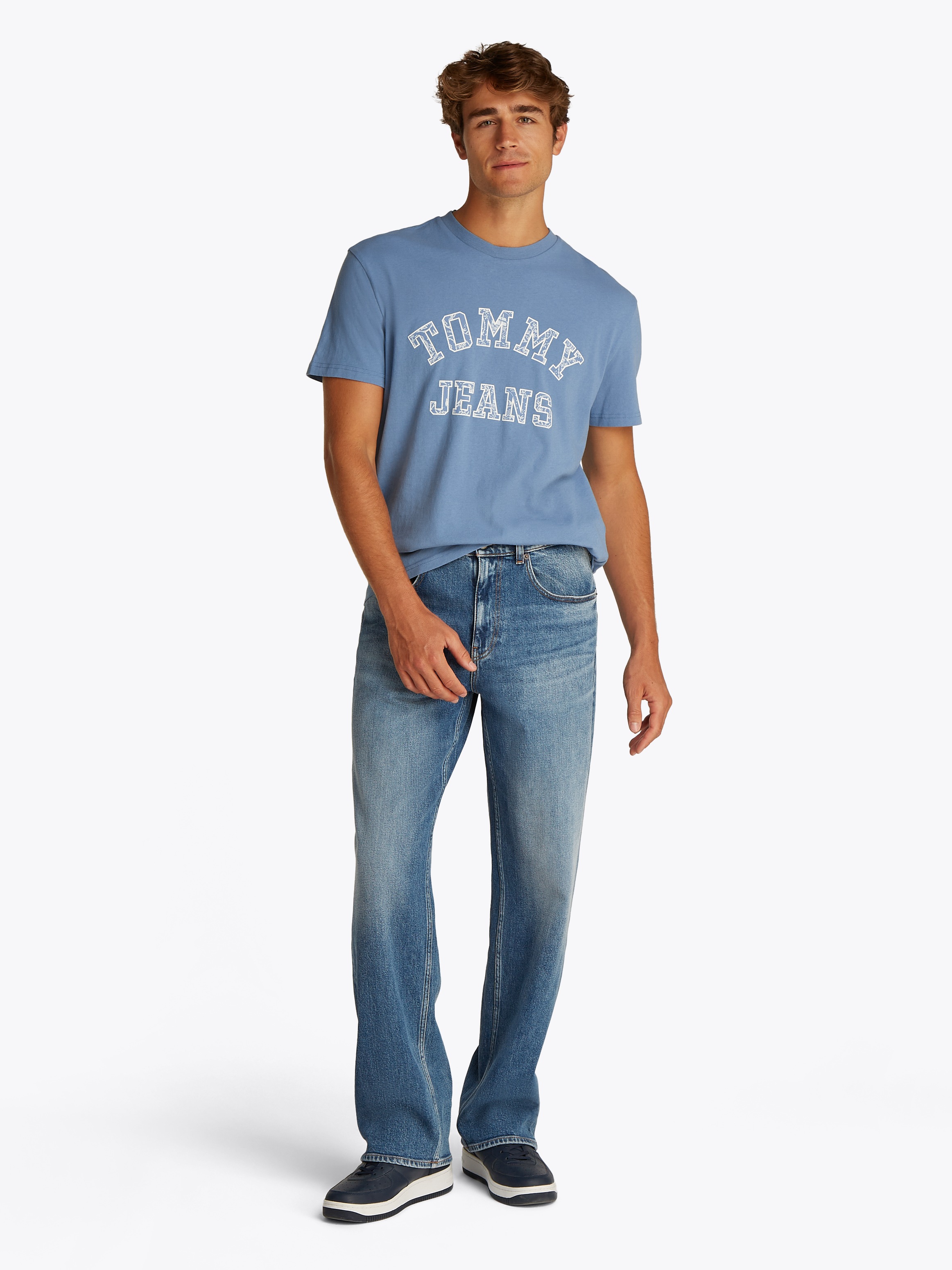 Tommy Jeans T-Shirt »TJM REG PAISLEY COLLEGE TEE EXT«