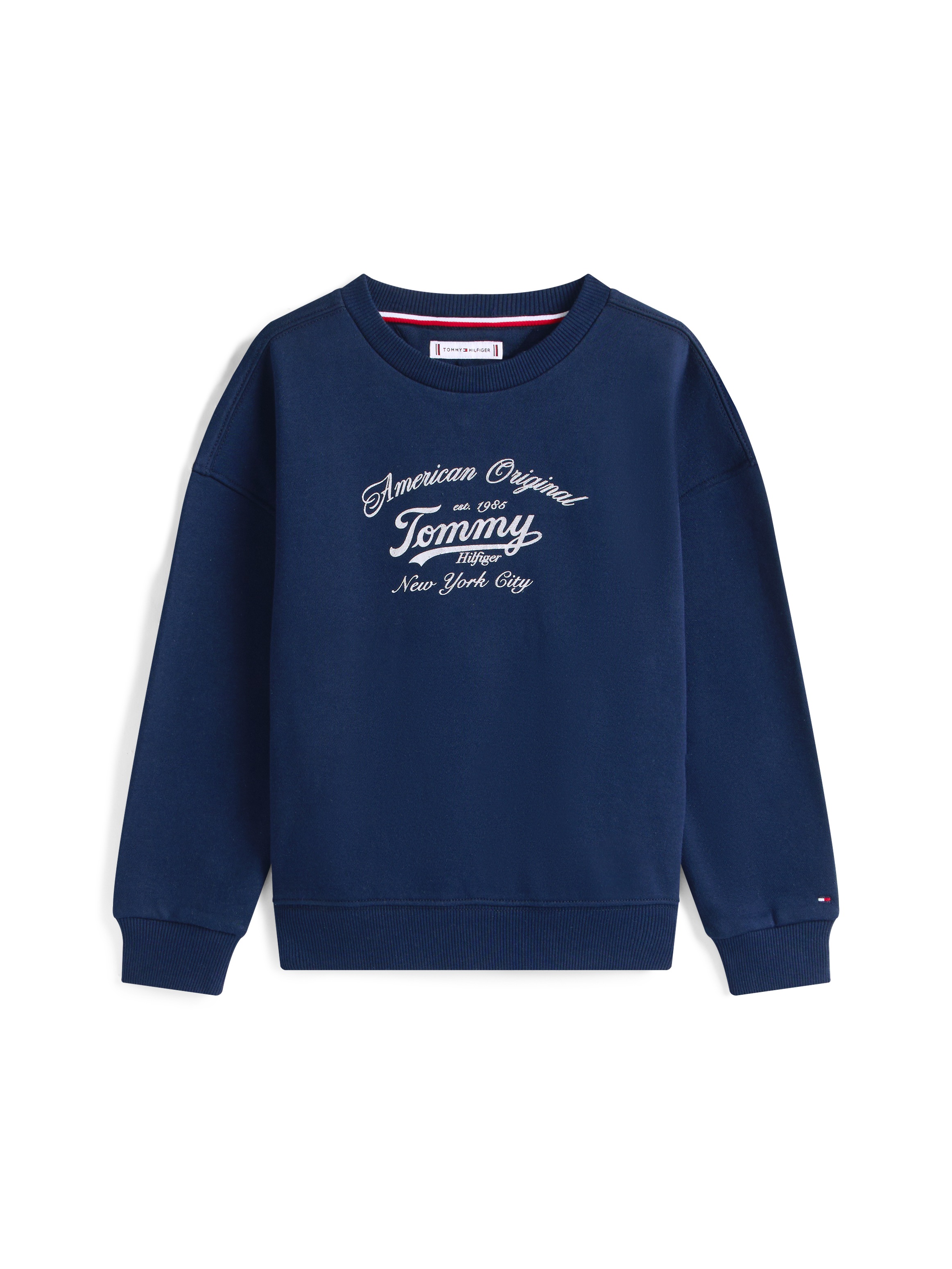 Tommy Hilfiger Sweatshirt »TOMMY SCRIPT SWEATSHIRT«, für Kinder bis 16 Jahre, mit glänzendem Druck