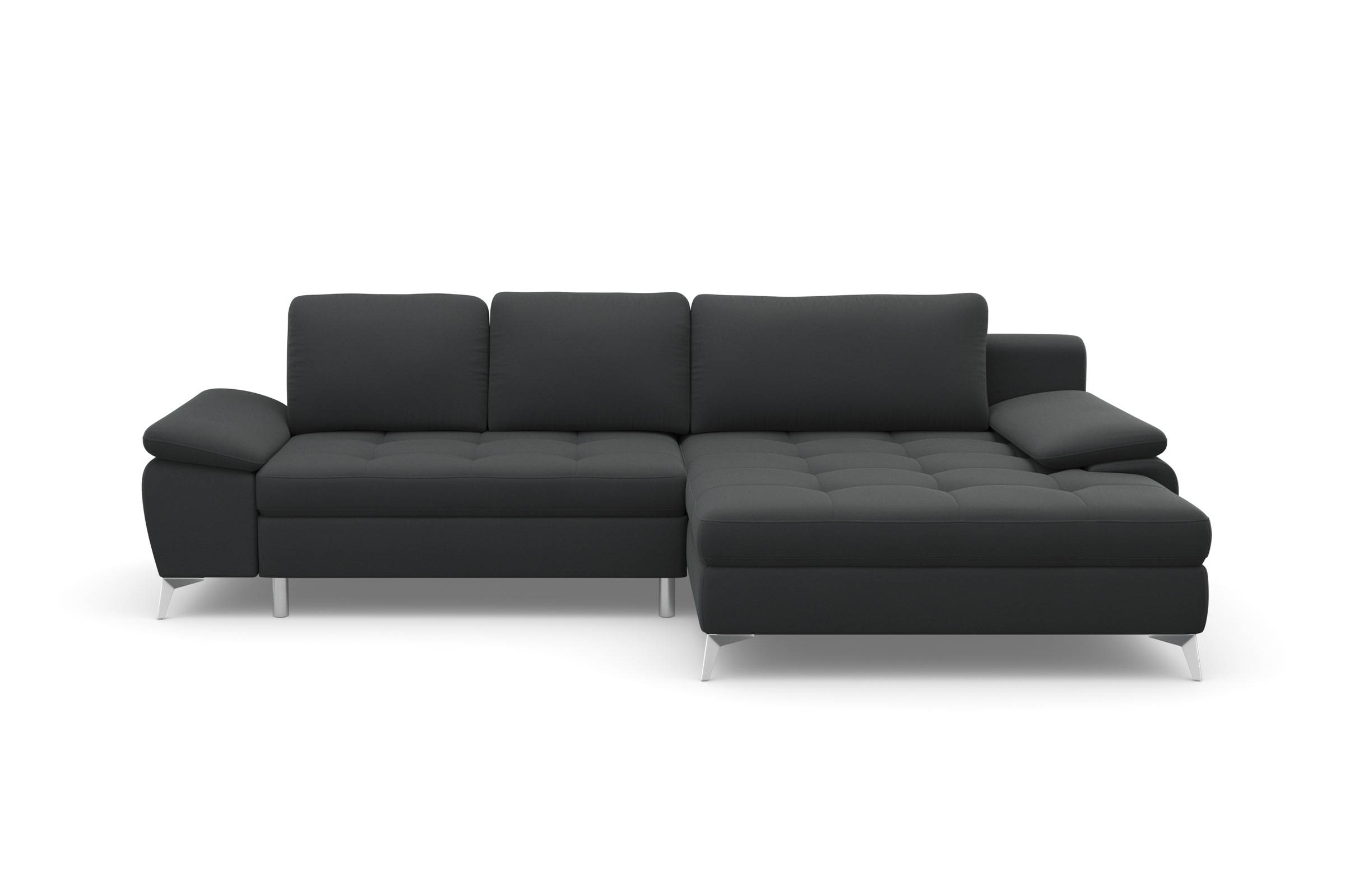 sit&more Ecksofa »Latigo L-Form«, mit Mega-Recamiere, wahlweise mit Bettfunktion und Bettkasten