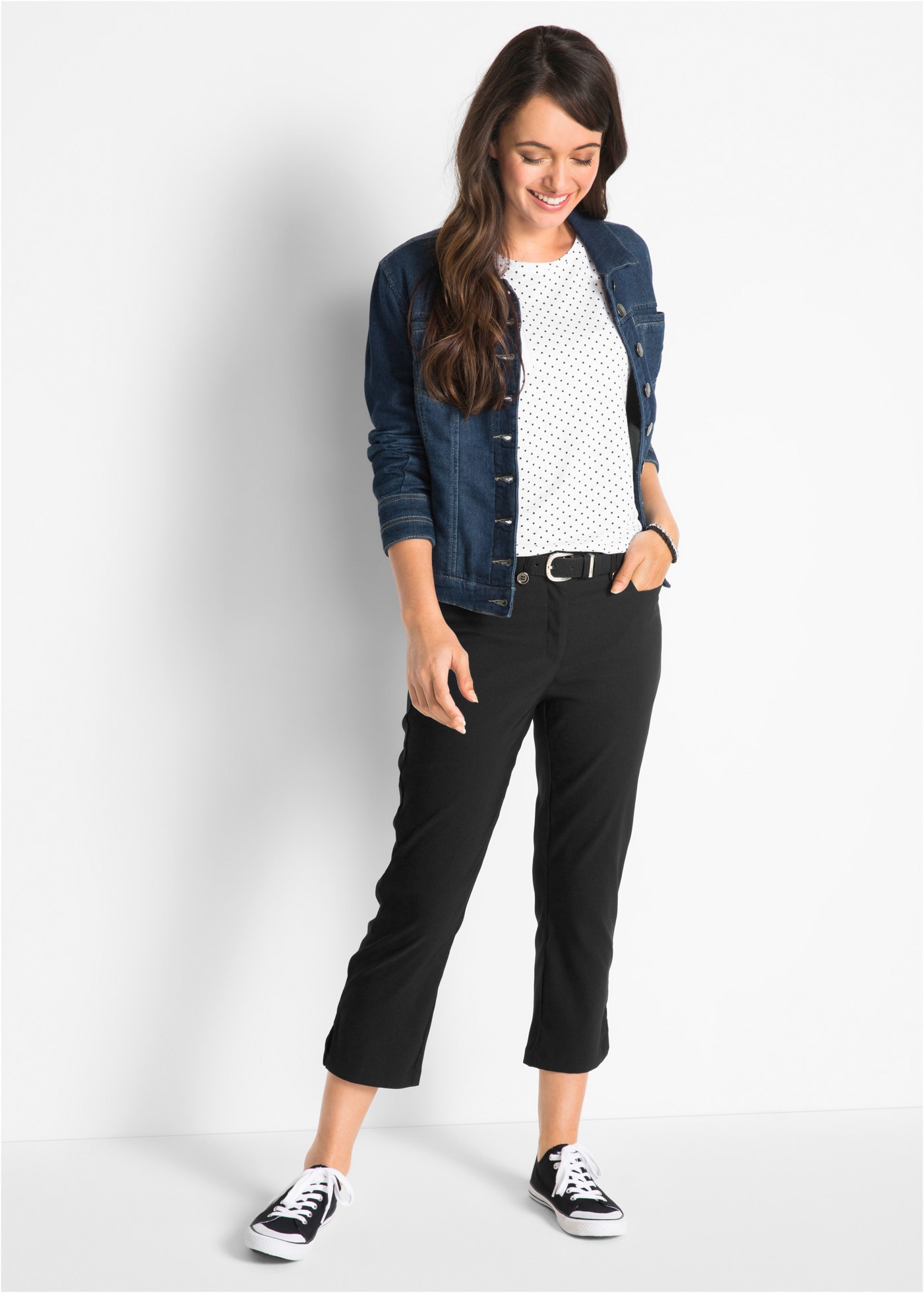 bonprix 7/8-Hose »7/8-Bengalin-Hose mit Bequembund«  7/8-Bengalin-Hose mit Bequembund