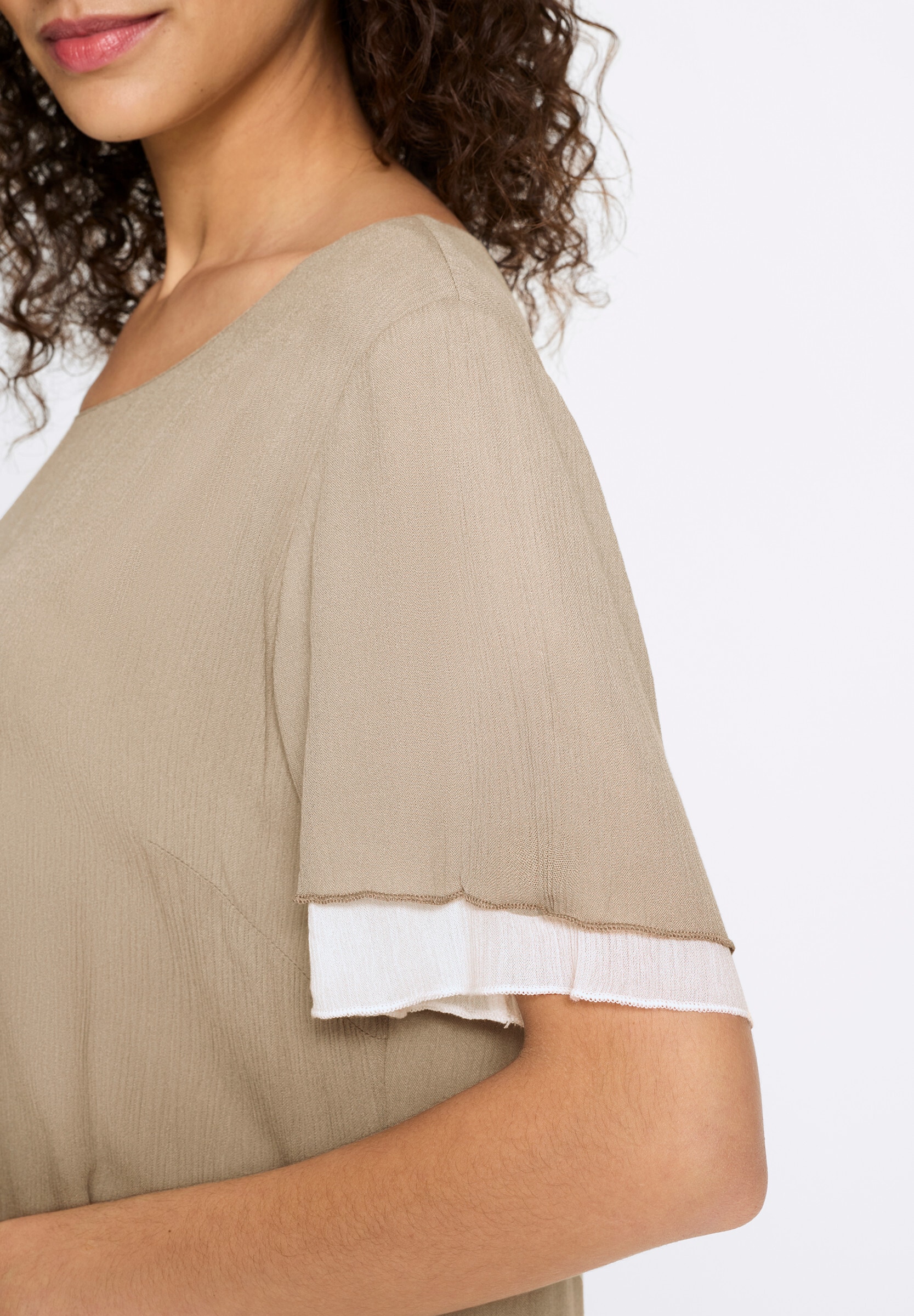 heine Sommerkleid »Kleid Sommerkleid im Lagen-Look« Ohne Taschen