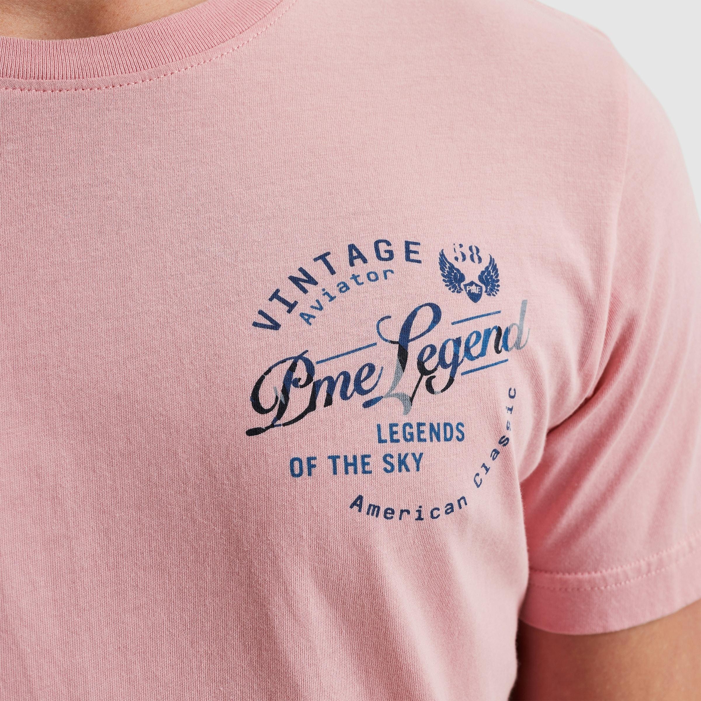 PME LEGEND T-Shirt »Short sleeve r-neck single jersey play«, mit Logo Print