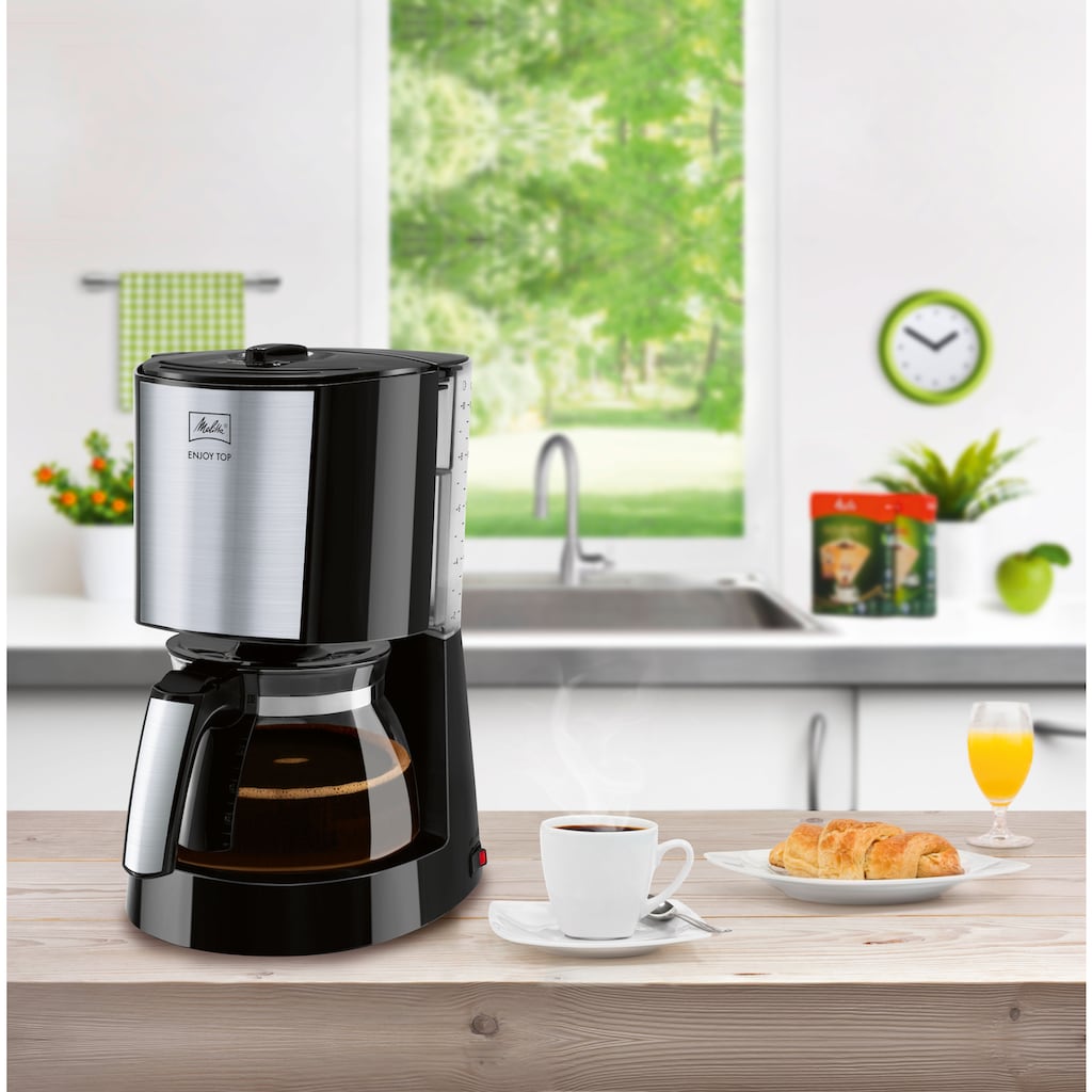 Melitta Filterkaffeemaschine »Enjoy Top 1017-04«, 1,25 l Kaffeekanne, Papierfilter, 1x4