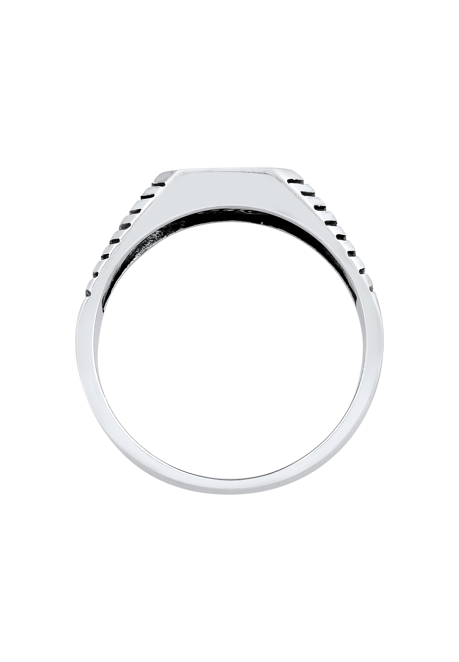 Kuzzoi Siegelring »Ring Herren Siegelring Sodalith Quadrat 925 Silber«