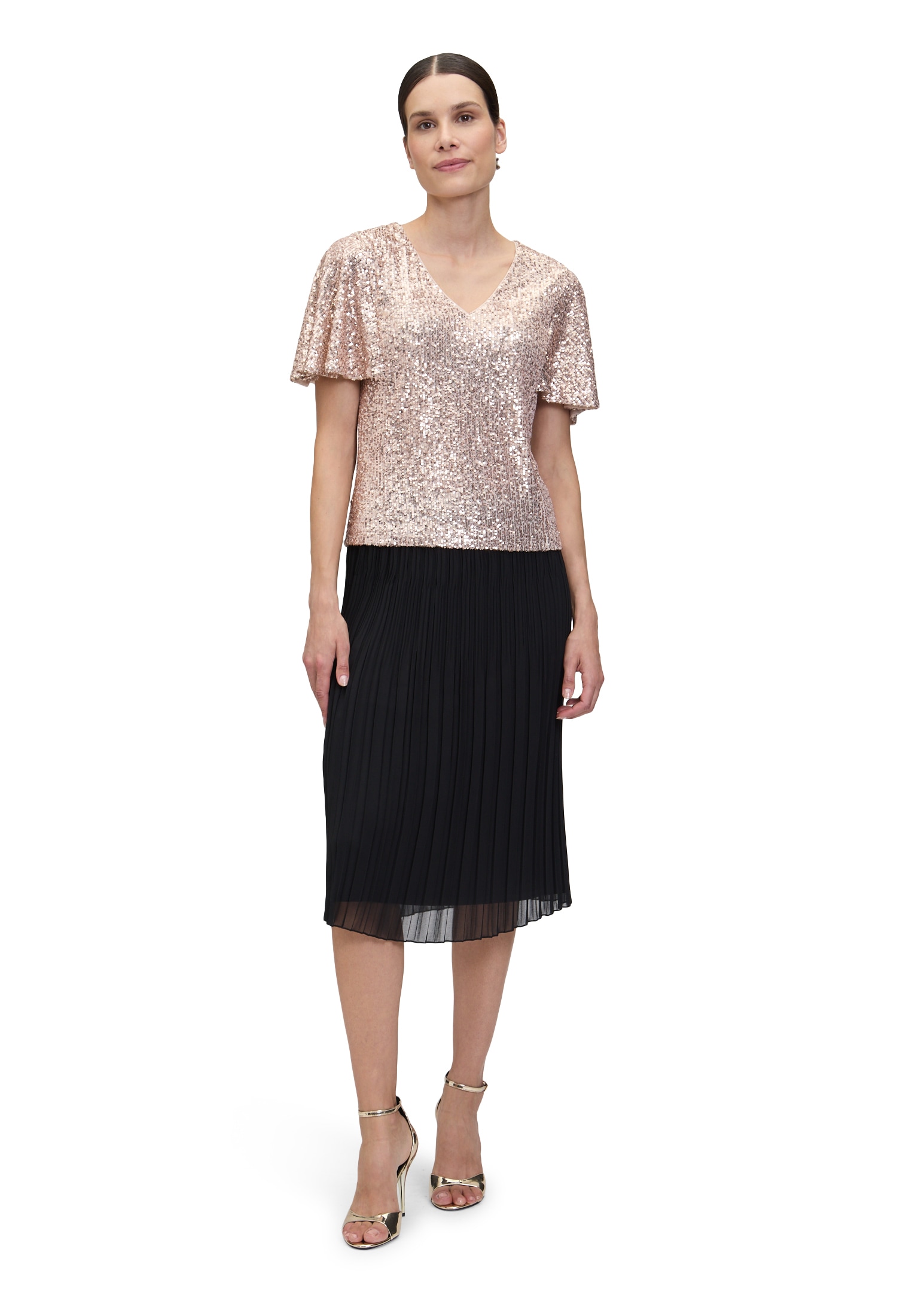 Vera Mont Paillettenshirt »Blusenshirt kurzarm«
