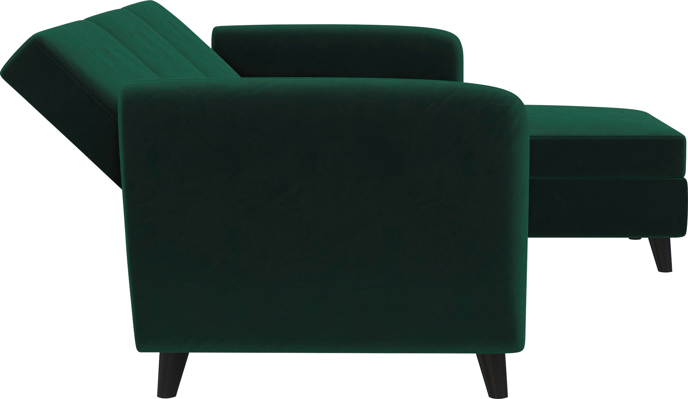 Dorel Home Ecksofa »Perry, L-Form,«, Rückenlehne, verschiedene Farbvarianten, Sitzhöhe 43 cm, Breite 219 cm