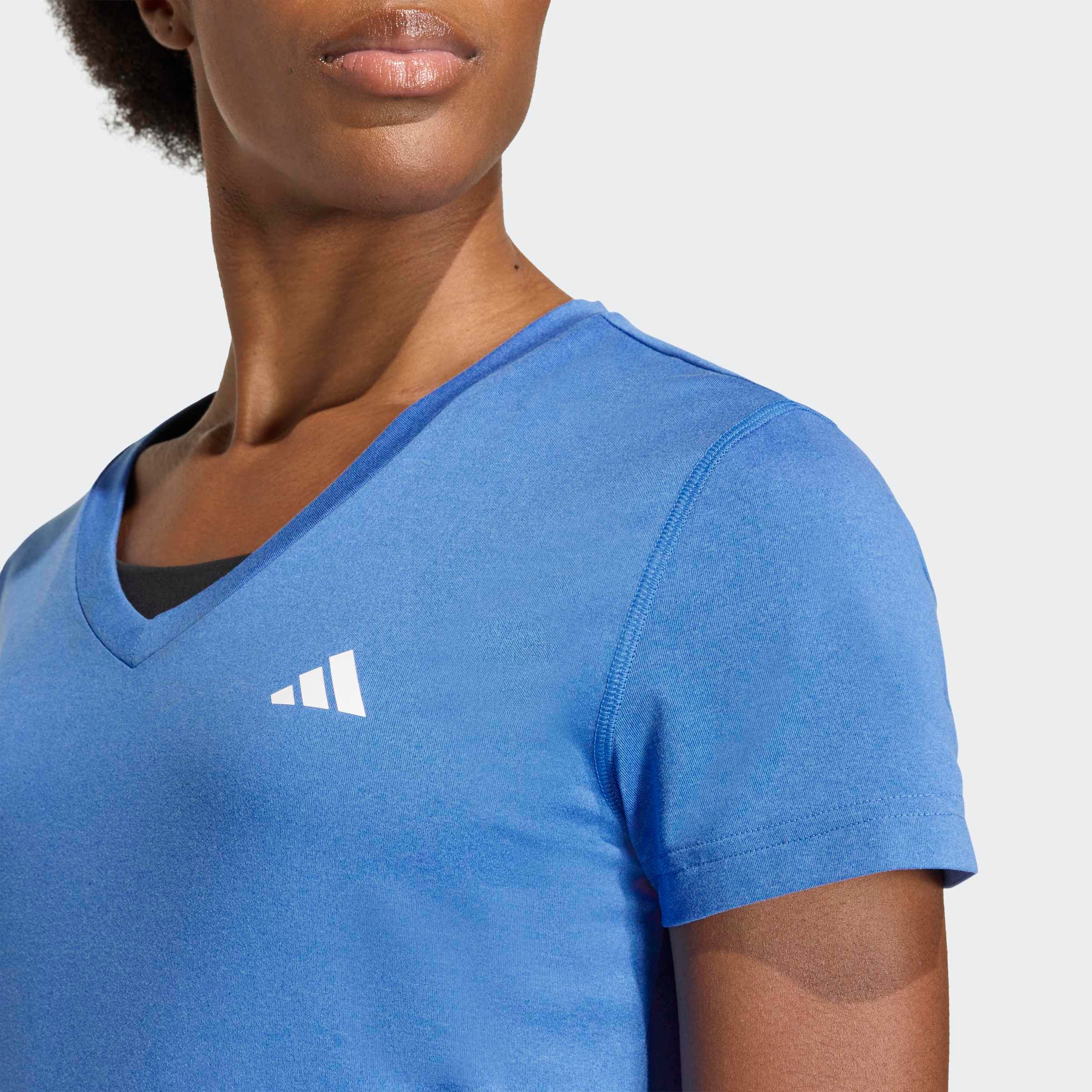 adidas Performance T-Shirt »ADIDAS WORKOUT ESSENTIALS MIT V-AUSSCHNITT« mit V-Ausschnitt, ohne Verschluss