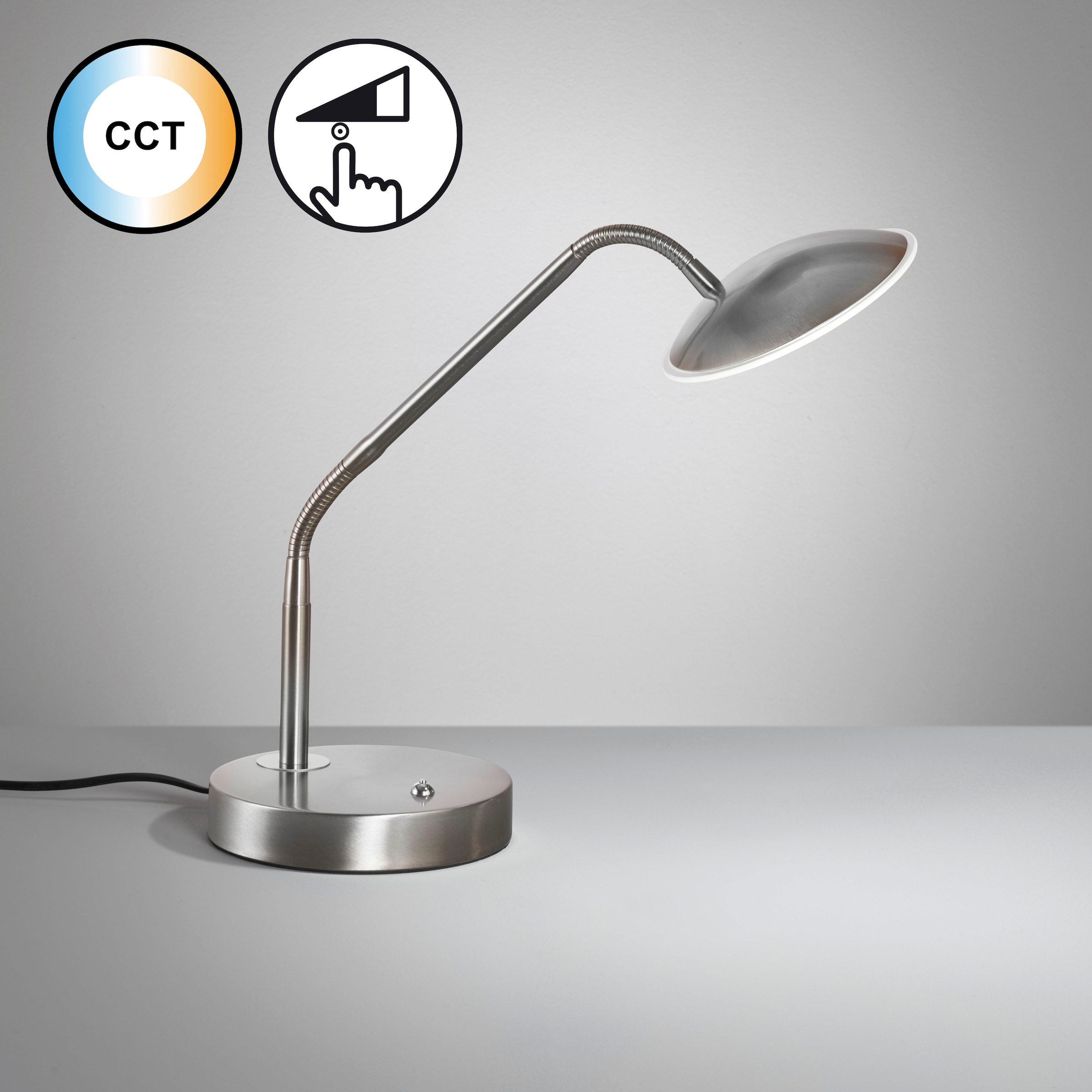 FISCHER & HONSEL LED Schreibtischlampe »Tallri«, LED Leuchtmittel fest integriert, LED dimmbar