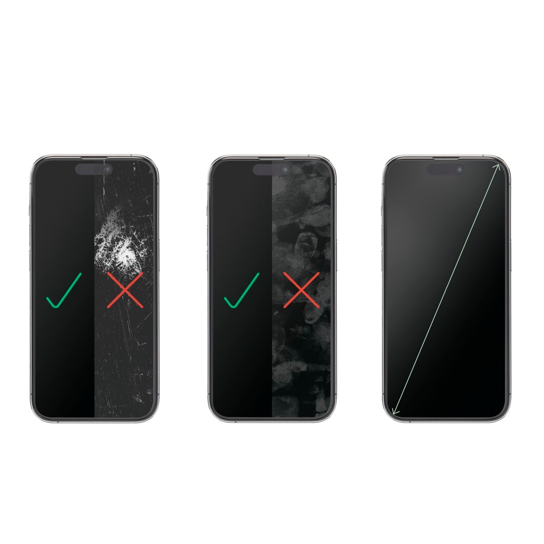 Hama Displayschutzglas »Displayschutz für iPhone 16 Pro (Panzerglasfolie, D3O, Montagehilfe)«, für iPhone 16 Pro