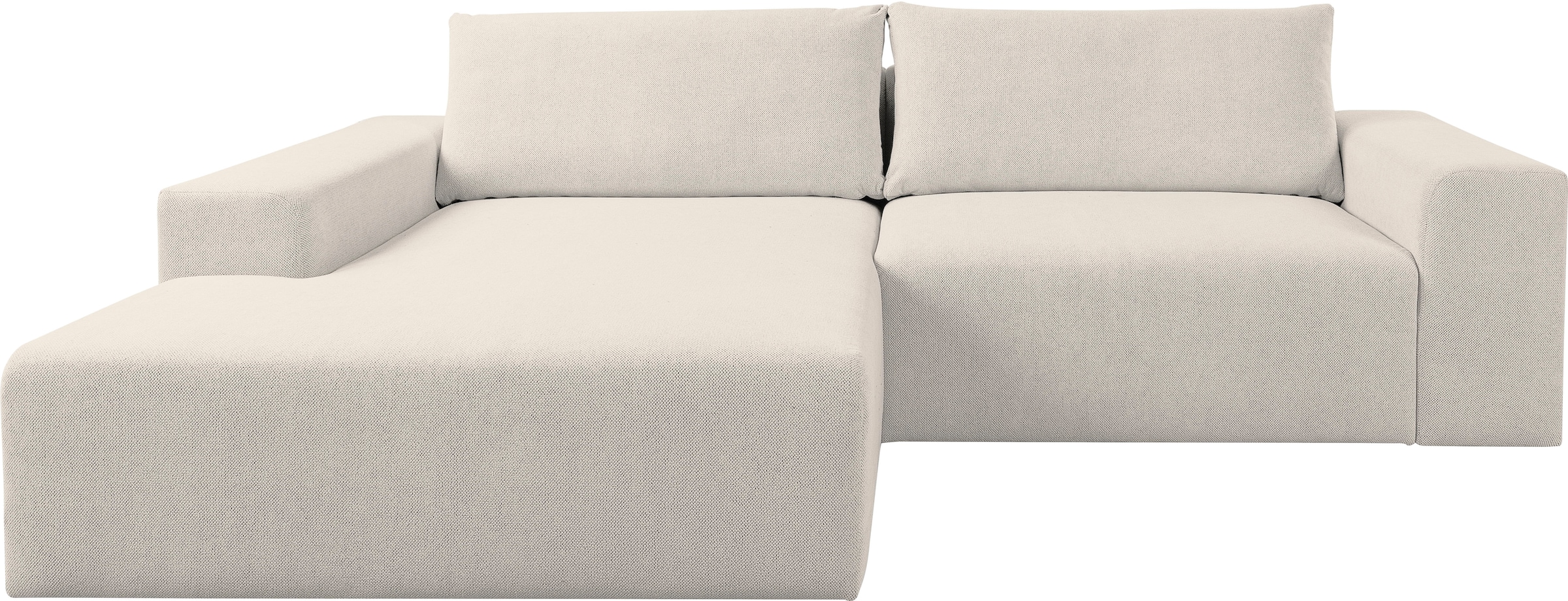 WERK2 Ecksofa »Rio, elegant & bequem, Breite 262 cm, L-Form« Puristisches Design mit maximalem Komfort
