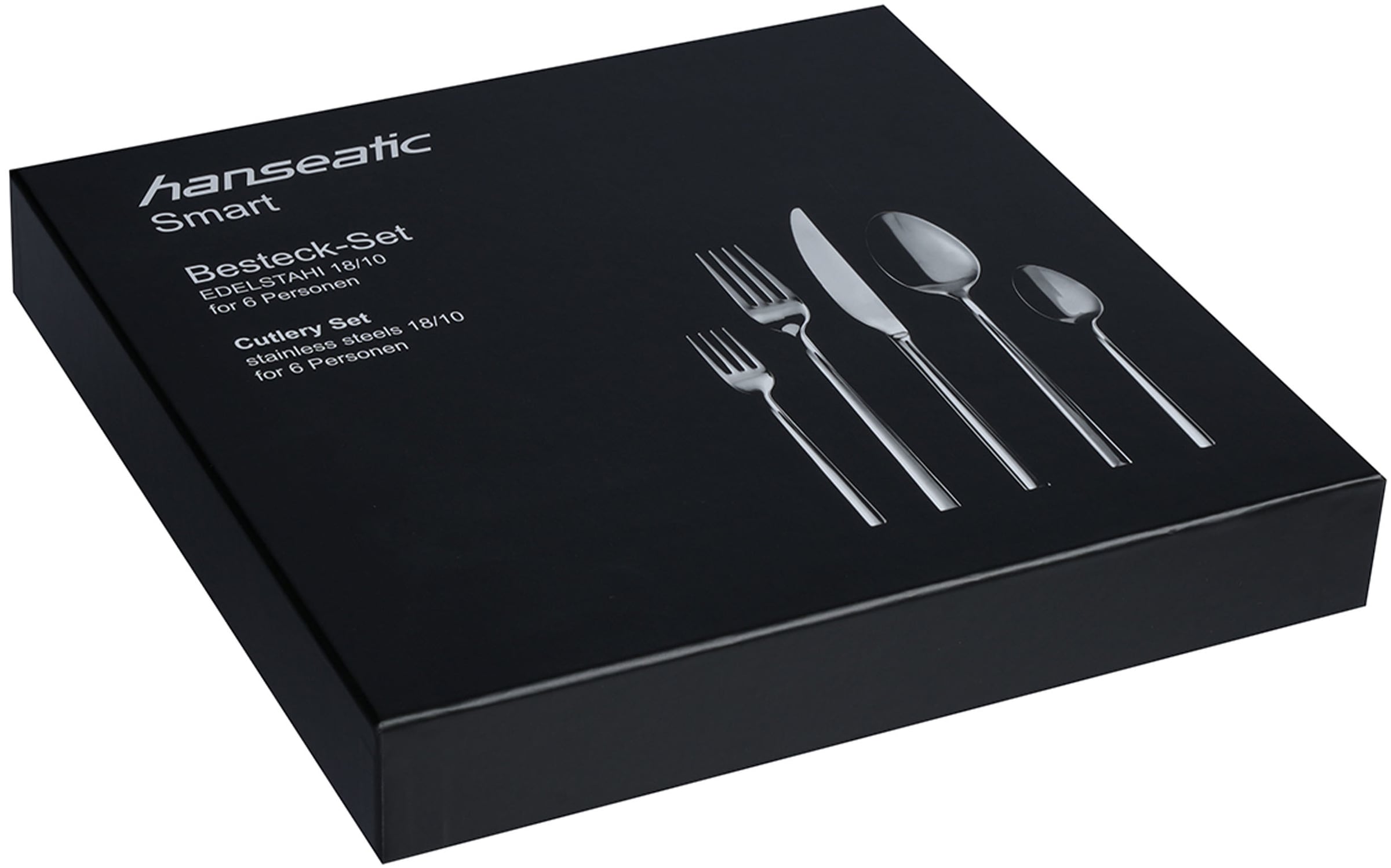 Hanseatic Besteck-Set »SMART, glänzend«, (Set, 30 tlg.), leichtes und minimalistisches Design