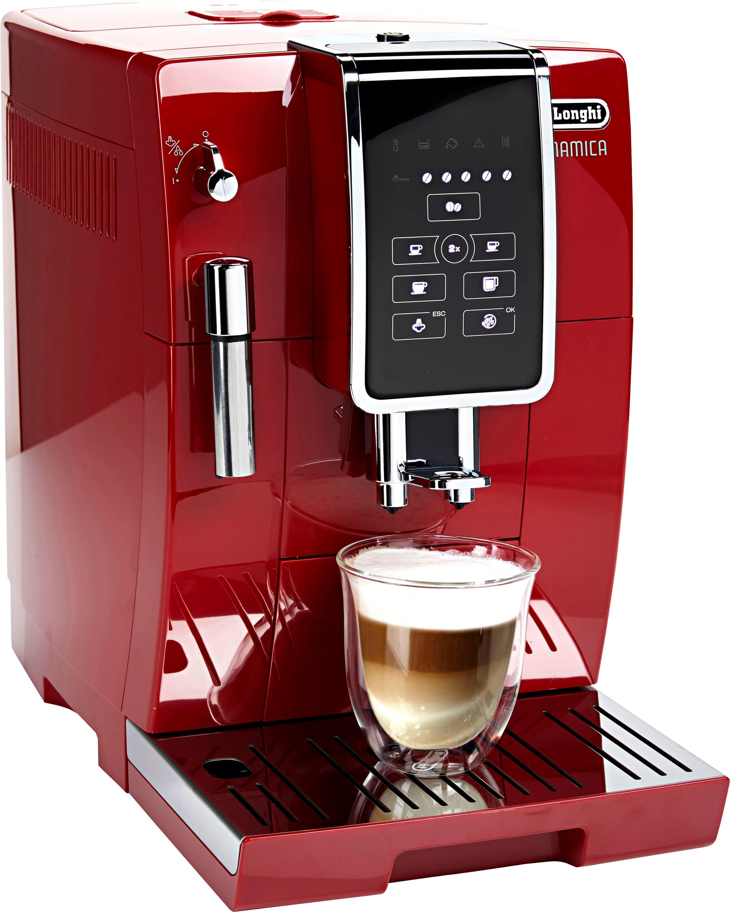 Kaffeevollautomat Dinamica ECAM 358.15.R, 1,8l Tank, Kegelmahlwerk
