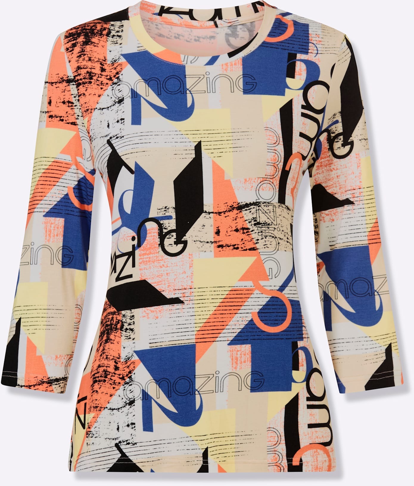 Inspirationen 3/4-Arm-Shirt »Print-Shirt« 1 tlg.