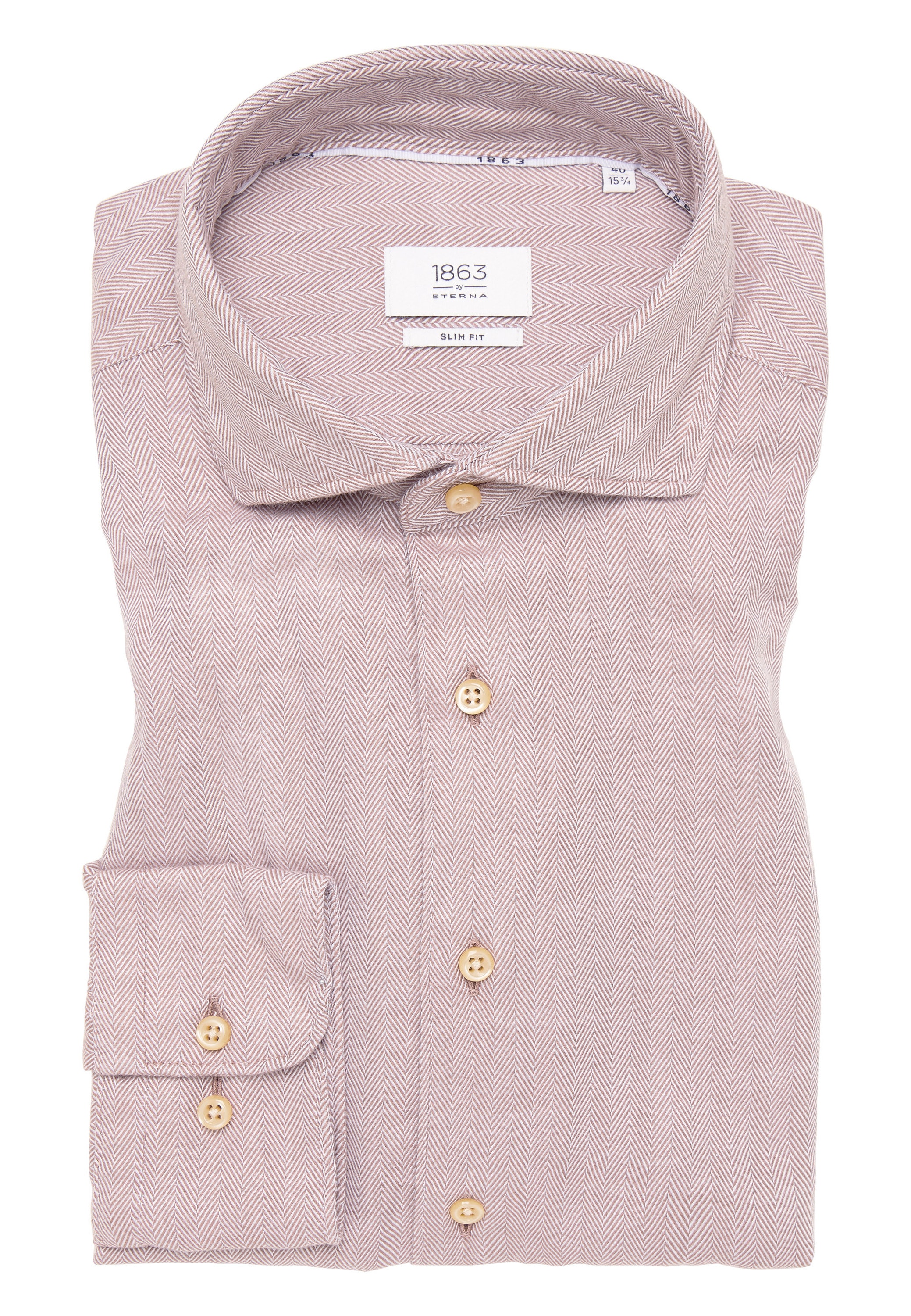 Eterna Langarmhemd »SLIM FIT«, EASY IRON (bügelleicht)