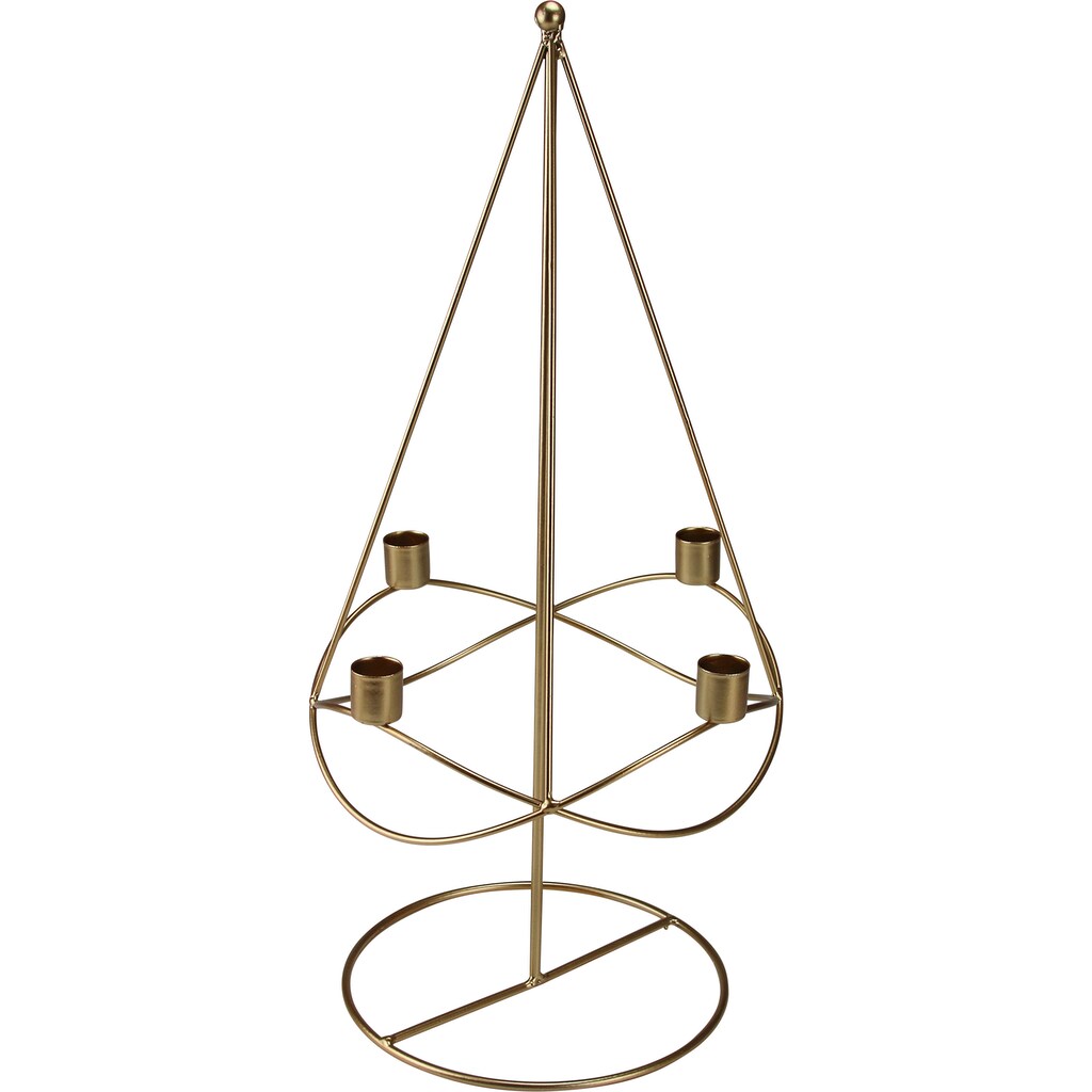 AM Design Adventsleuchter »Weihnachtsdeko«, Kerzenleuchter, aus Metall, Höhe ca. 49,5 cm